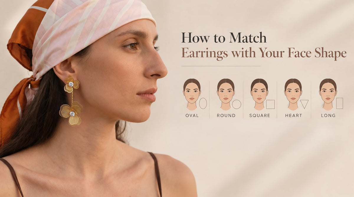 How to Match Earrings with Your Face Shape