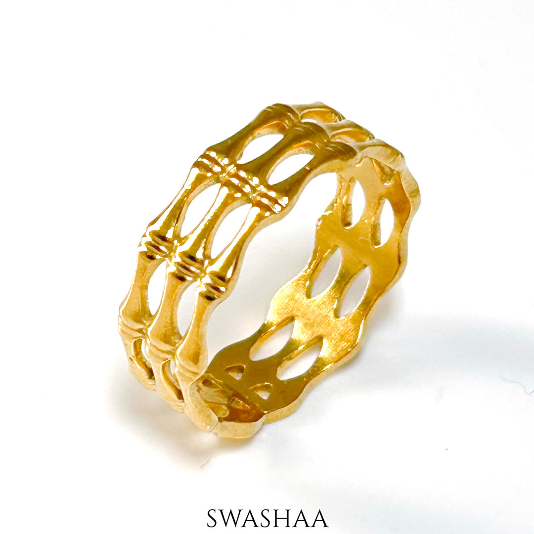 Lepa 18K Gold Plated Ring