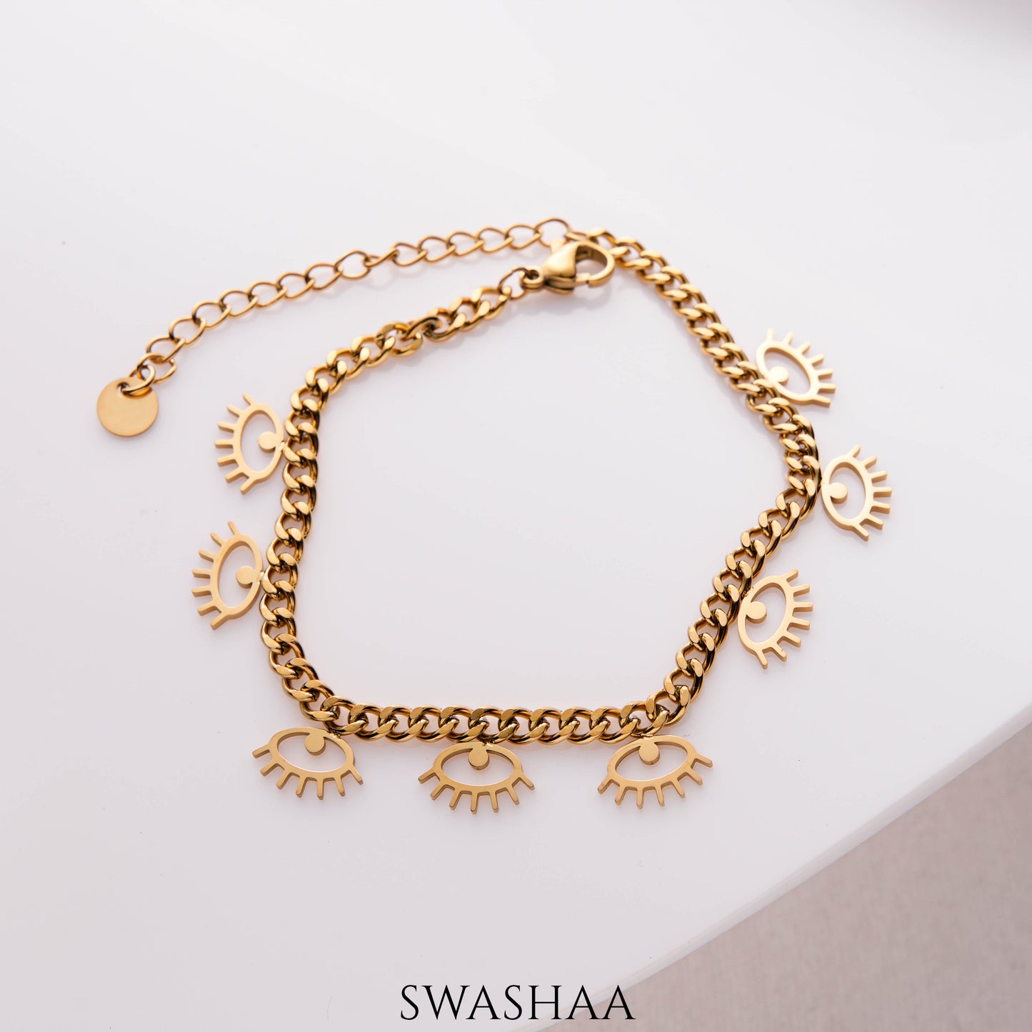 Alia Eye 18K Gold Plated Bracelet