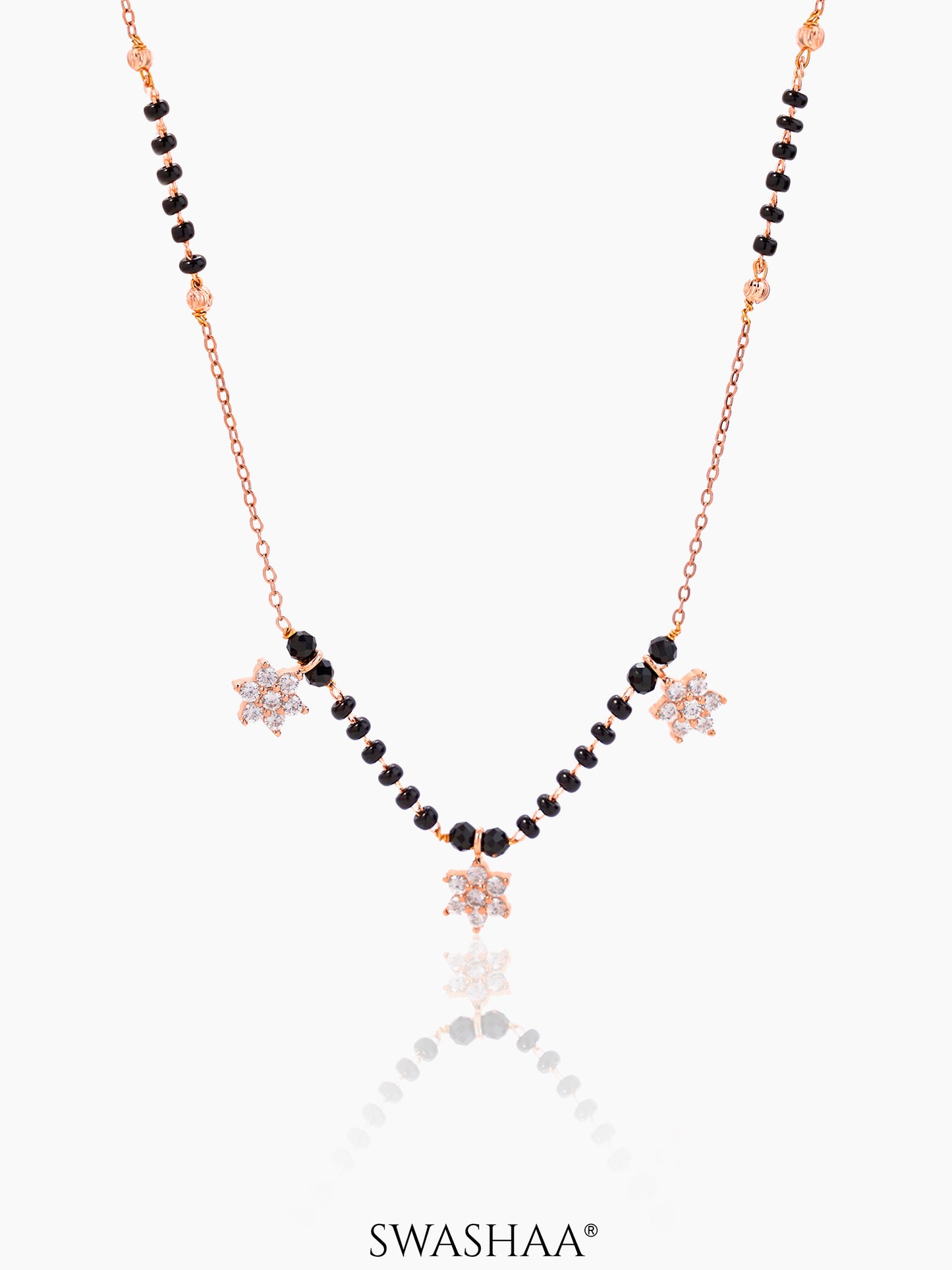 Aadhya Rosegold Plated Mangalsutra