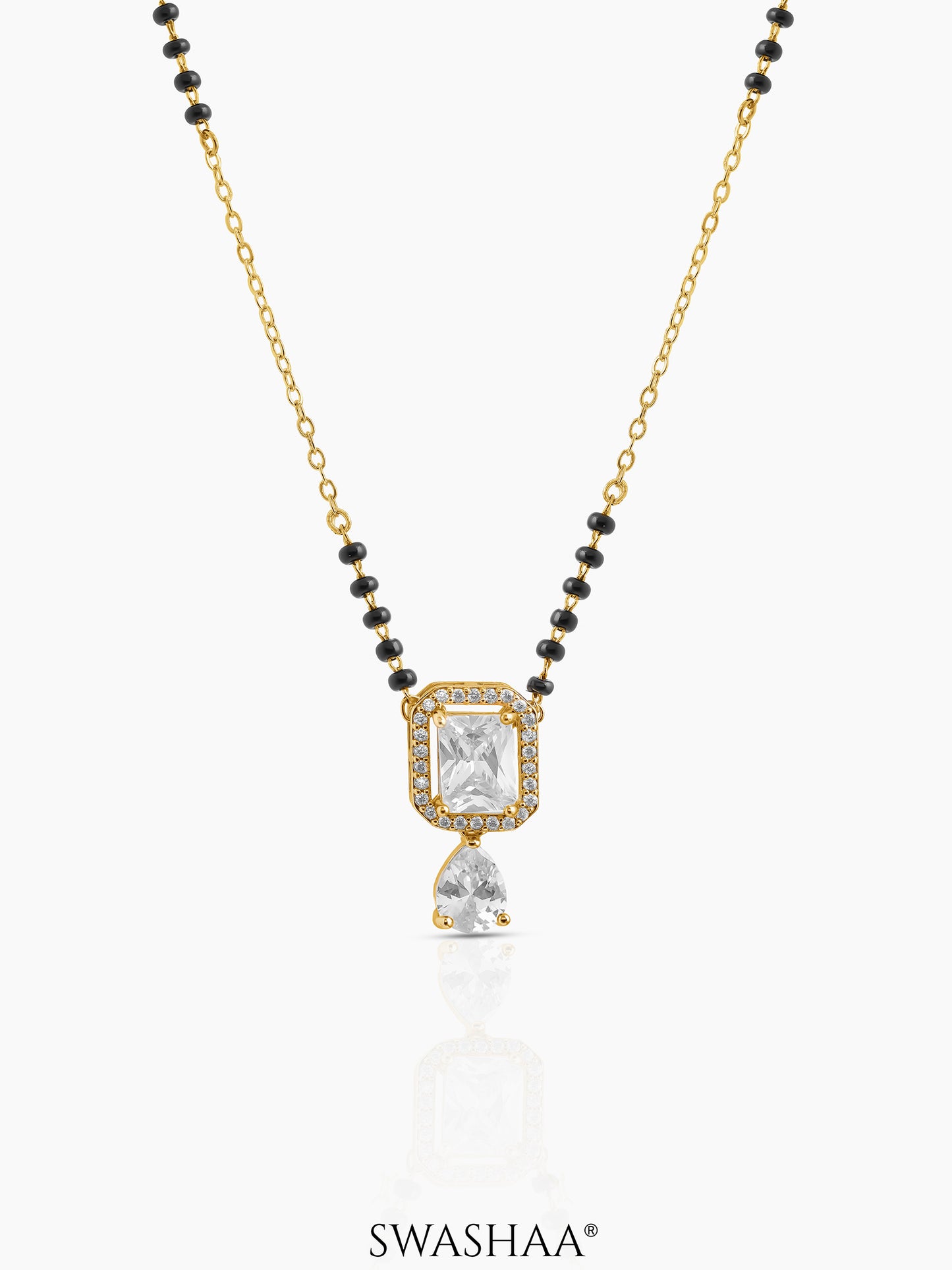 Aarvika Solitaire Pear Drop Mangalsutra