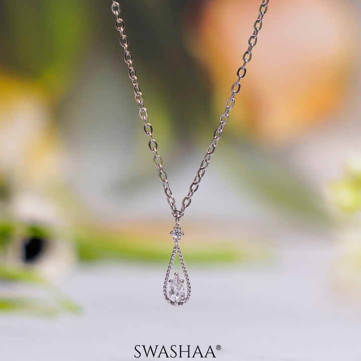 Abeera Silver Necklace