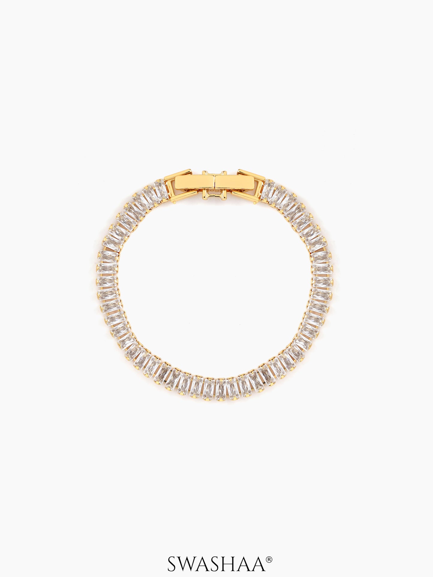 Adhik Diamond 18K Gold Plated Men's Bracelet