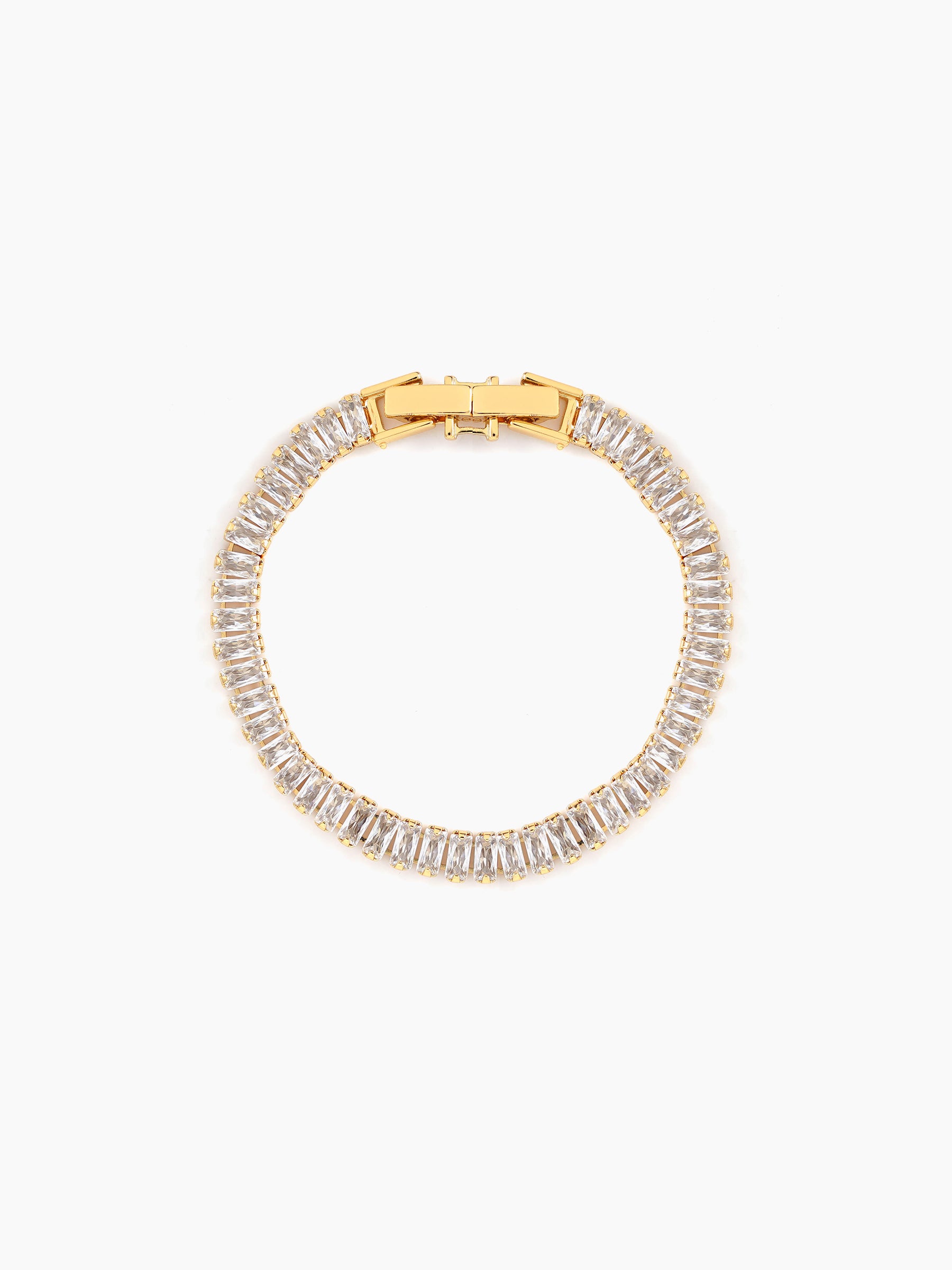 Adhik Diamond 18K Gold Plated Men's Bracelet