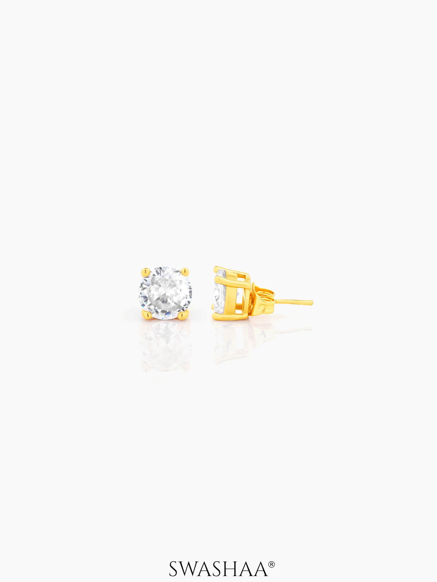 Adia Solitaire Men's Stud Earrings