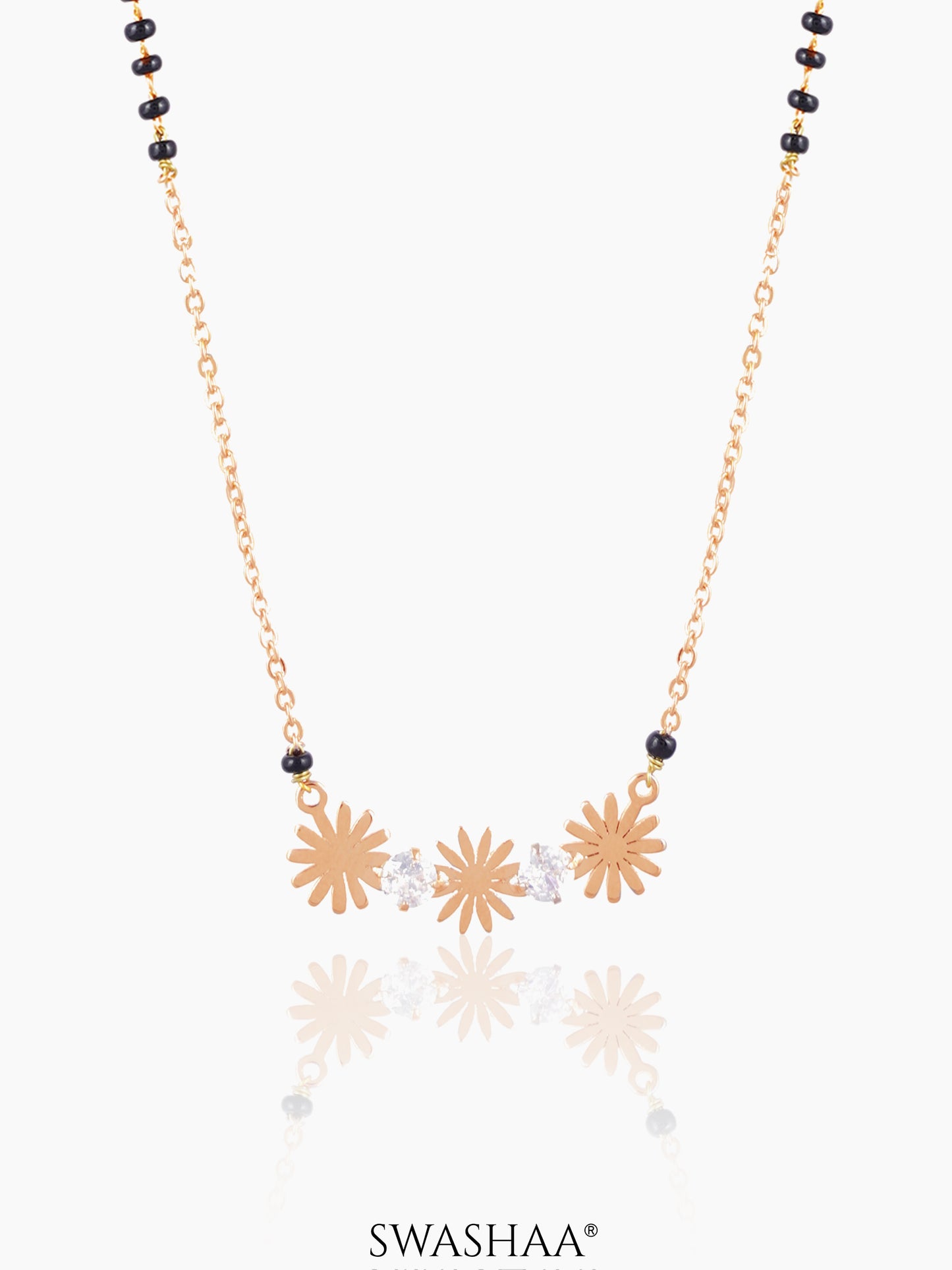 Ahaya Rosegold Plated Mangalsutra