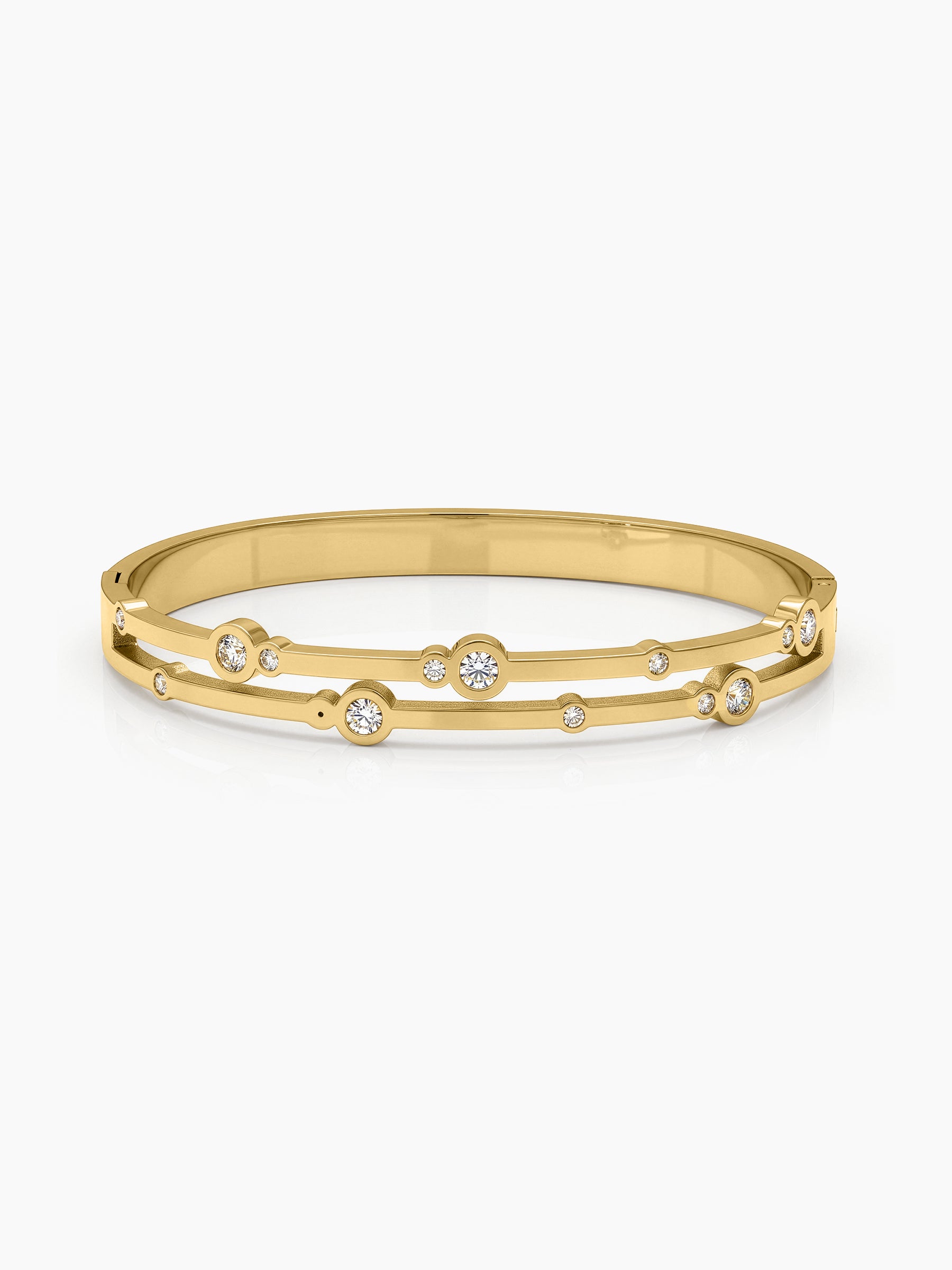 Aireya Diamond 18K Gold Plated Band Bracelet