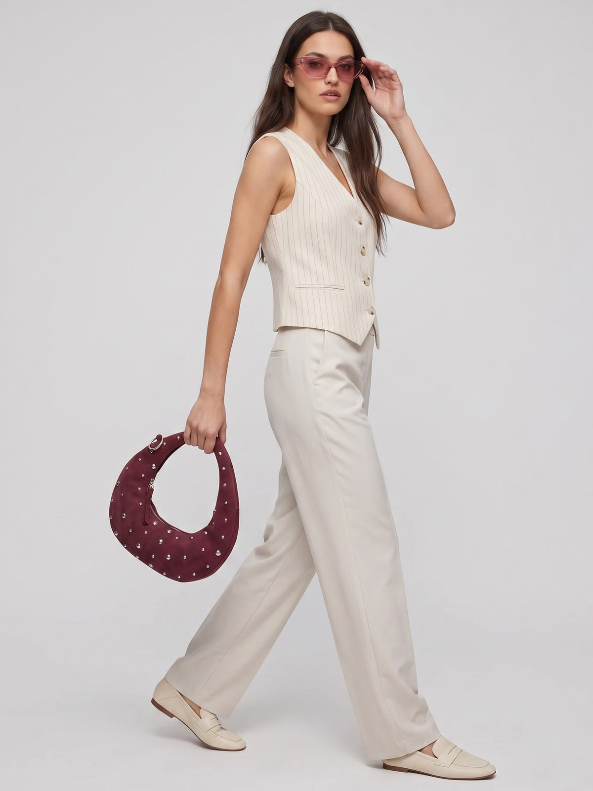 Alba Wine Shoulder Bag - Swashaa