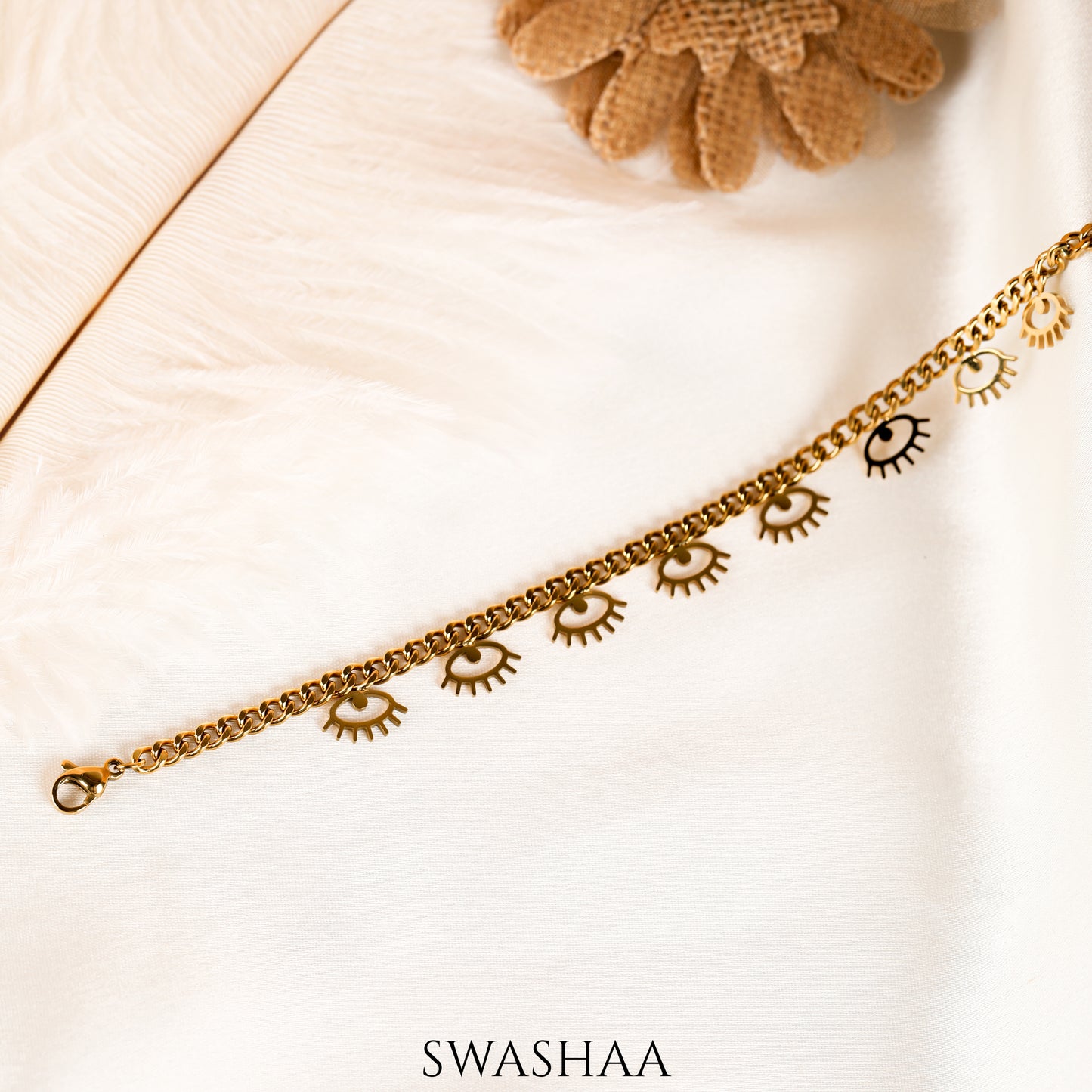 Alia Eye 18K Gold Plated Bracelet