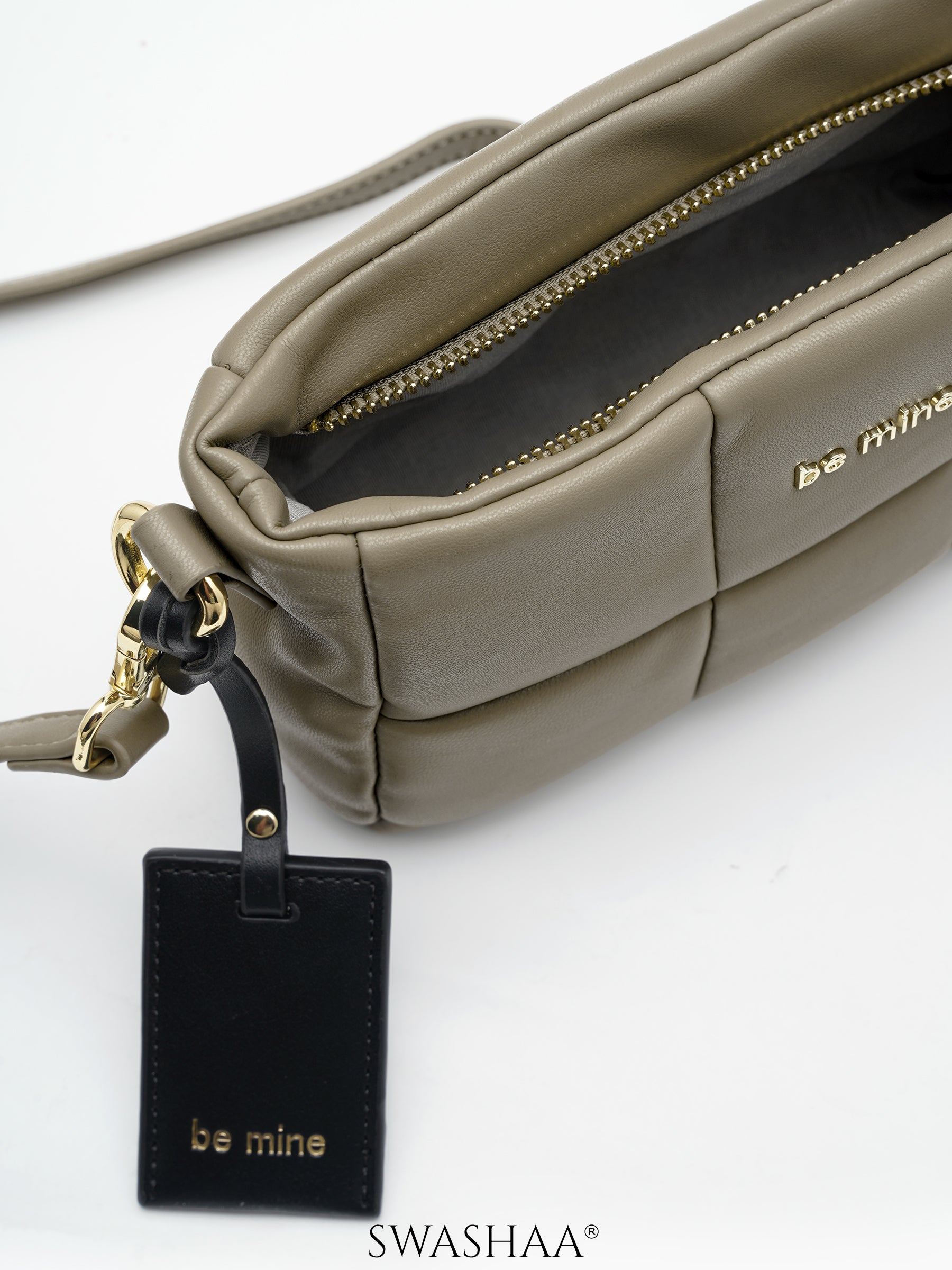 Amora Leather Sling Bag - Swashaa