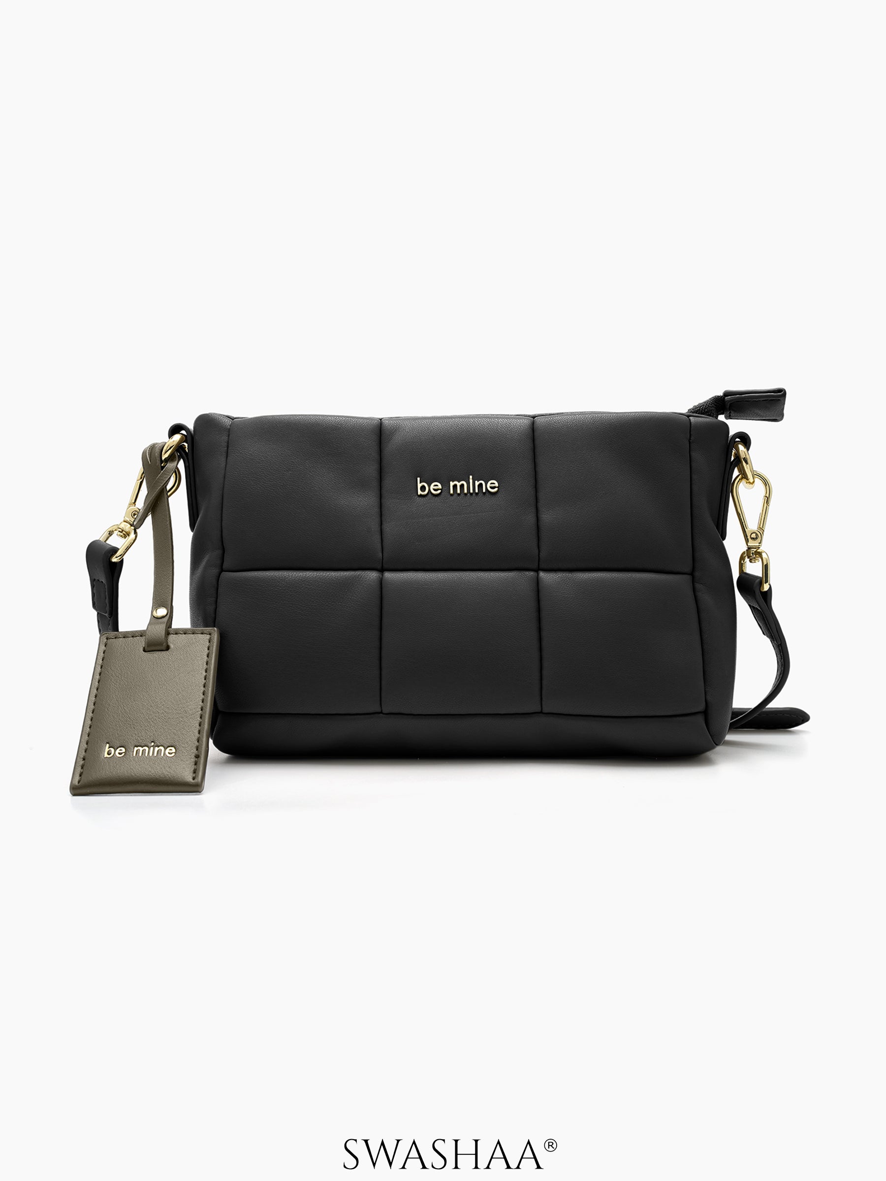 Amora Leather Sling Bag - Swashaa