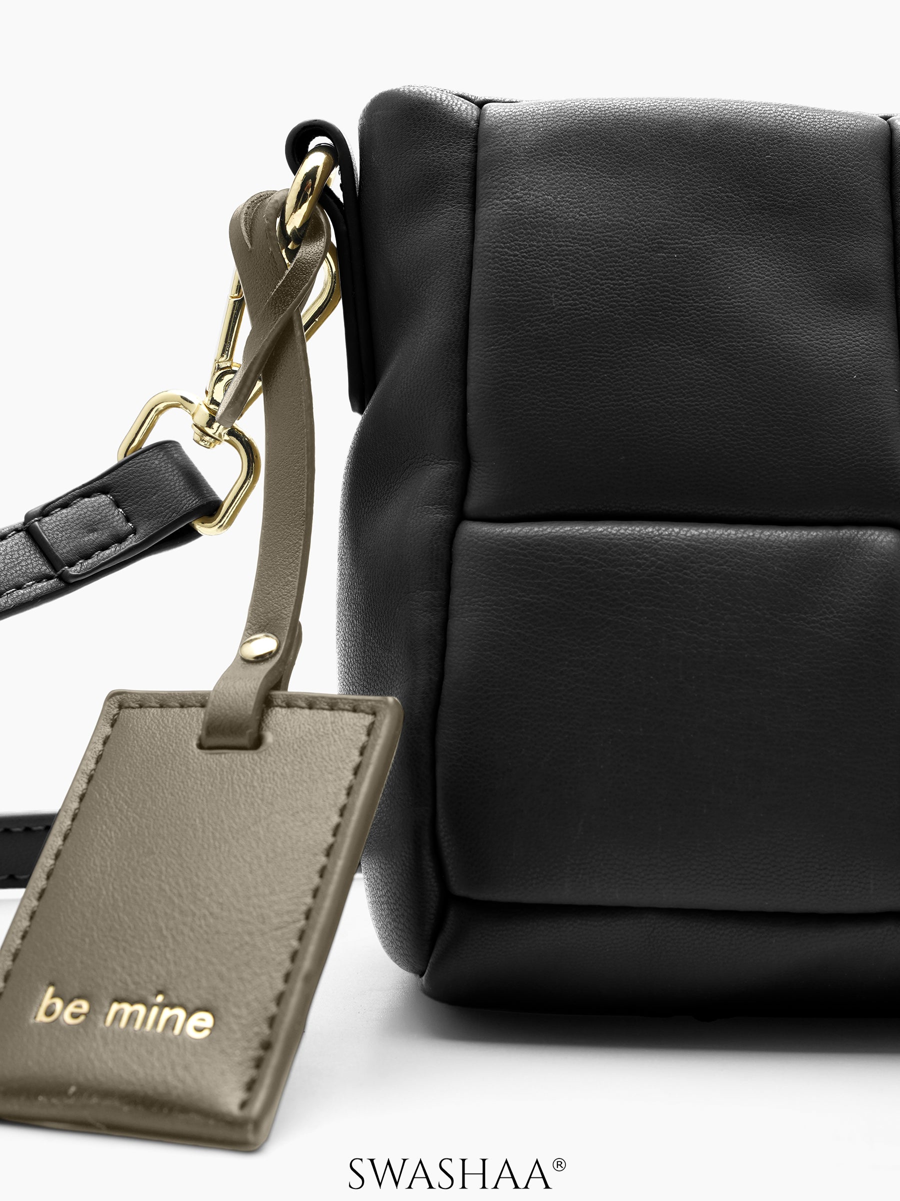 Amora Leather Sling Bag - Swashaa