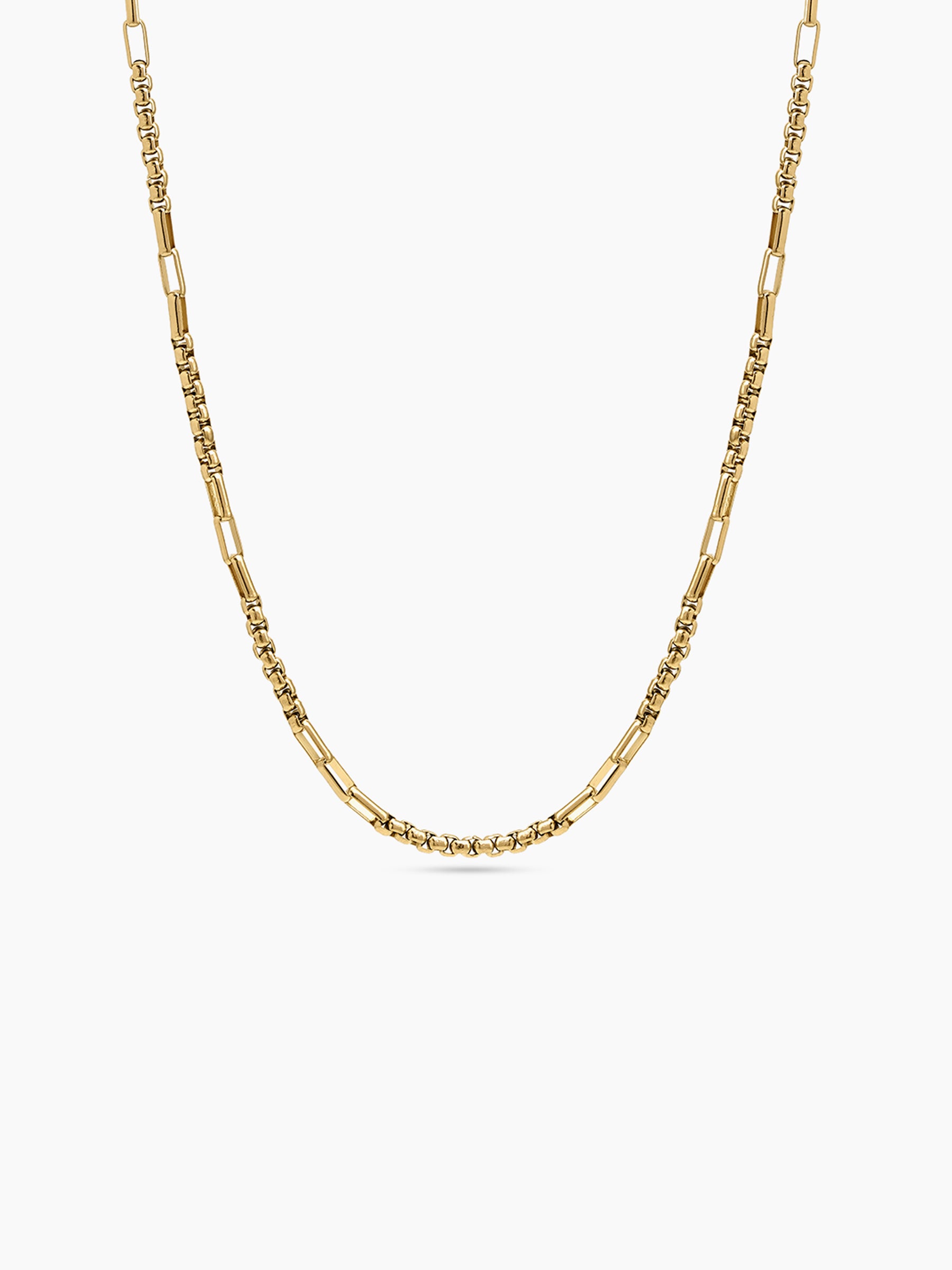 Anton Box Link 18K Gold Plated Men's Chain
