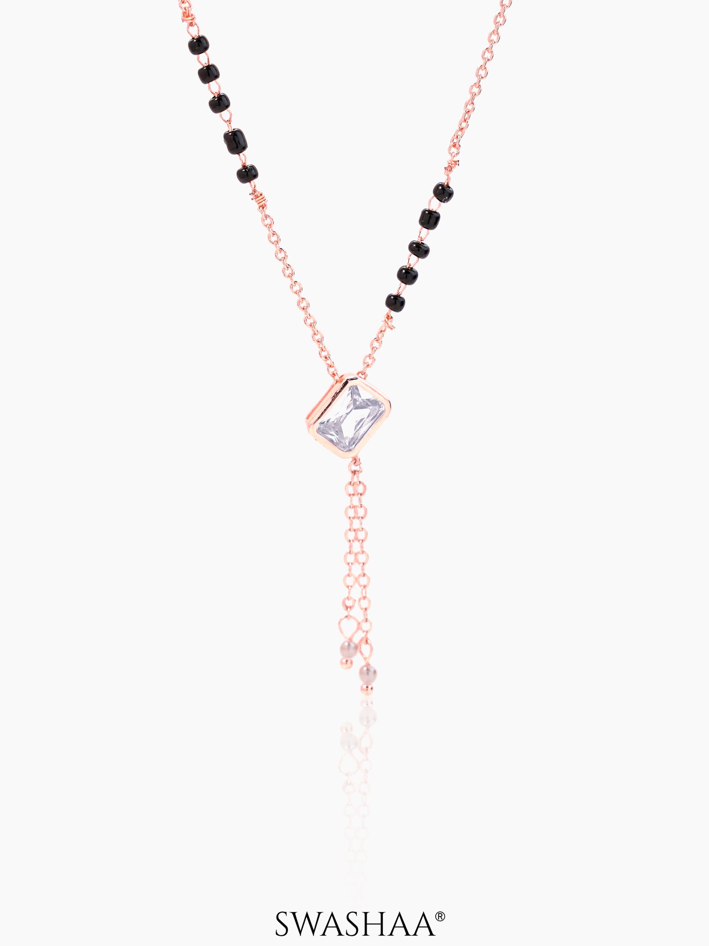 Anvi Rosegold Plated Mangalsutra