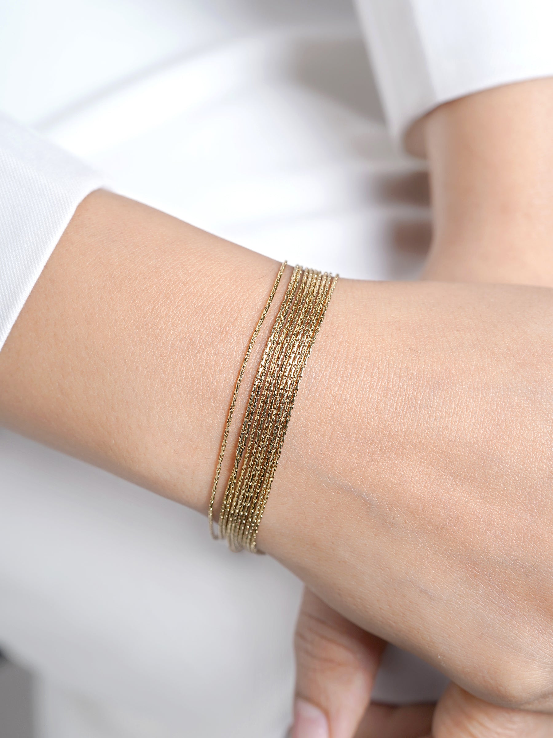 Anya Layered 18K Gold Plated Chain Bracelet - Swashaa