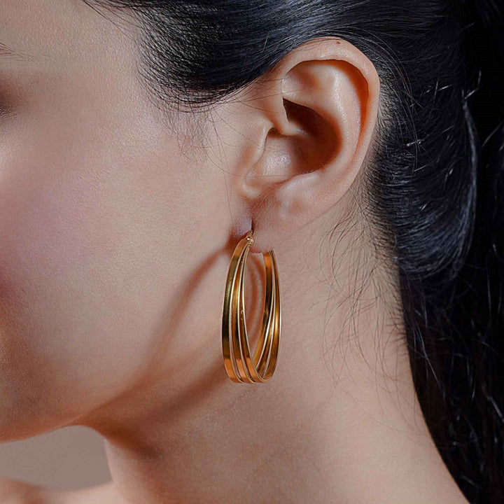 Arameh Loop Earrings - Swashaa