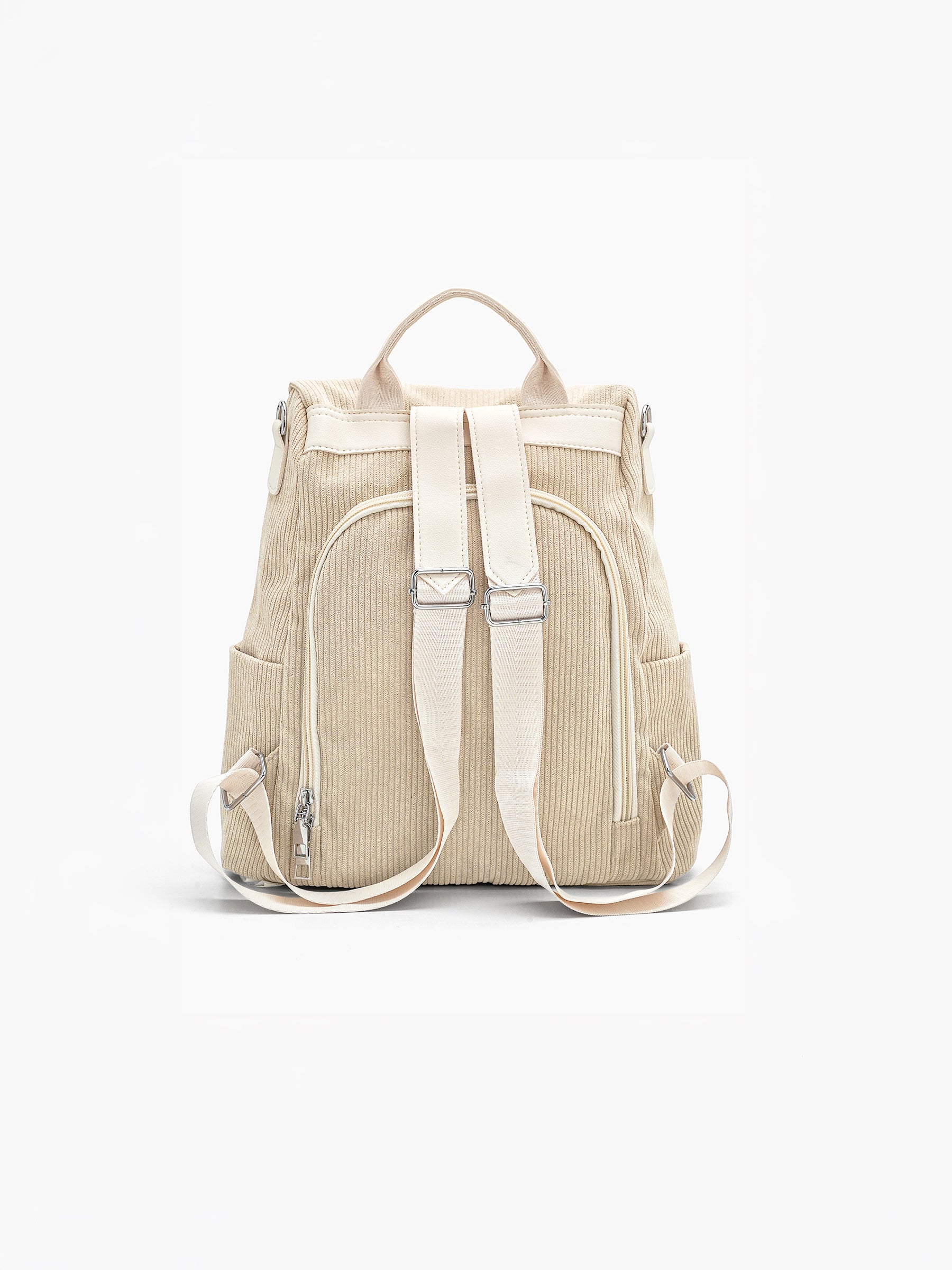 Arden Off White Back Pack Bag - Swashaa