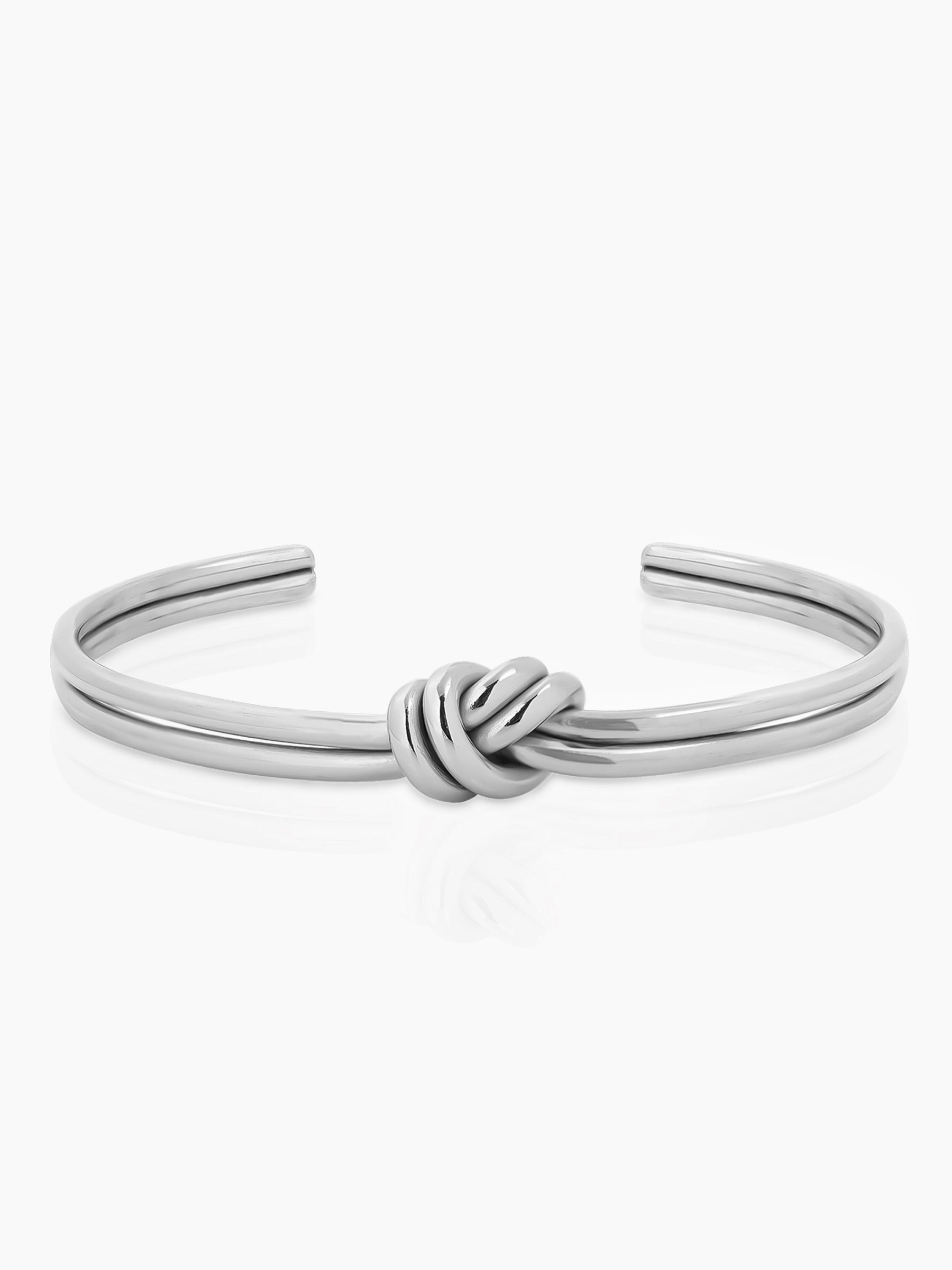 Arlen Knot Cuff Silver Bracelet