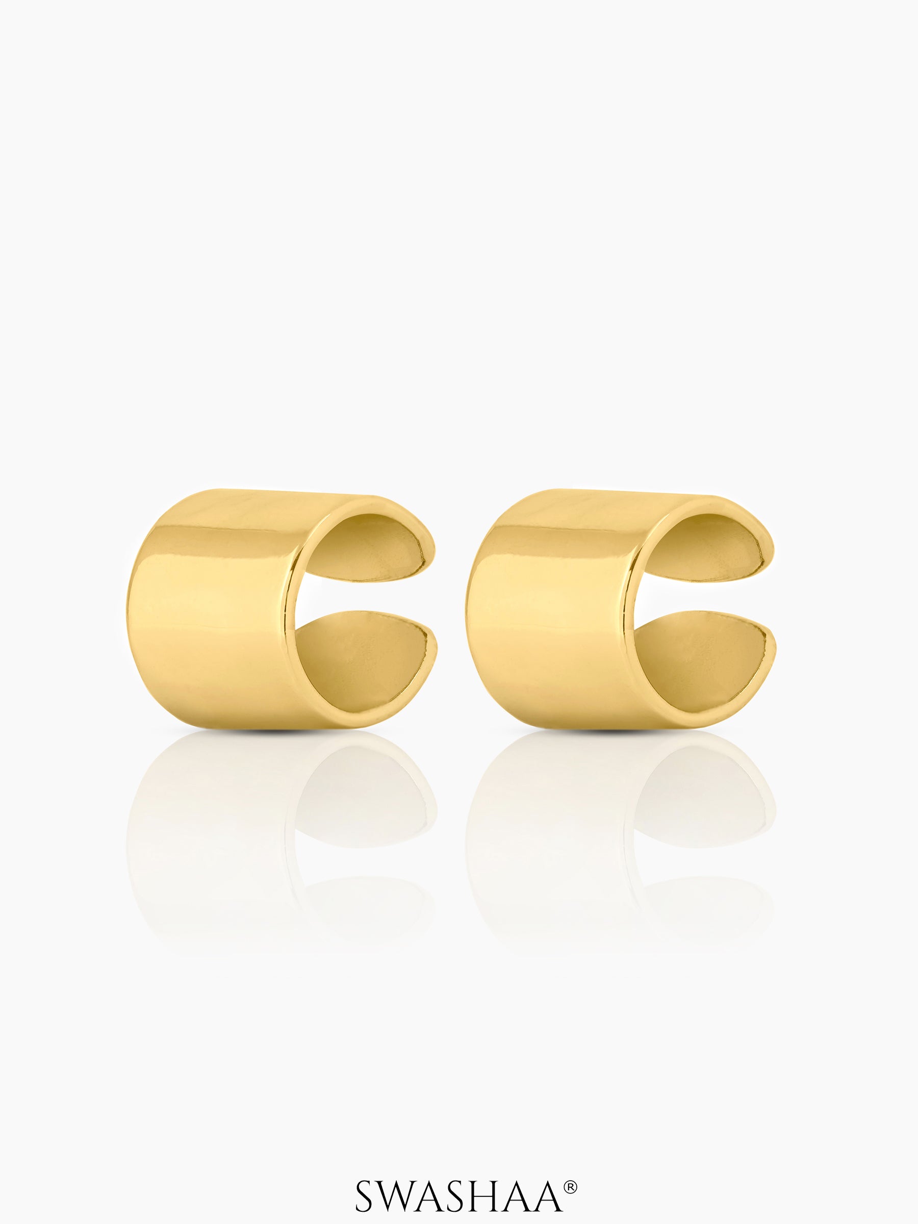 Arven Bold 18K Gold Plated Ear Cuffs