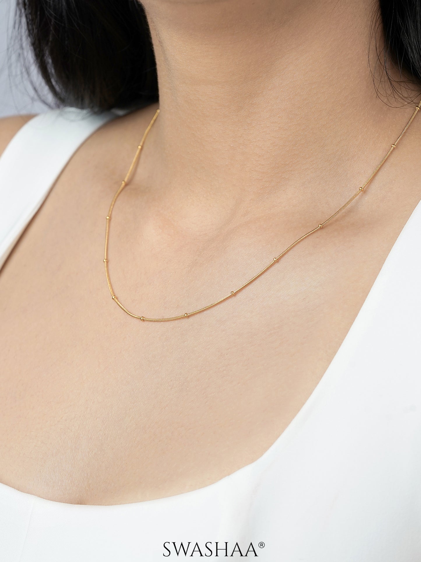 Aulus 18K Gold Plated women's chain