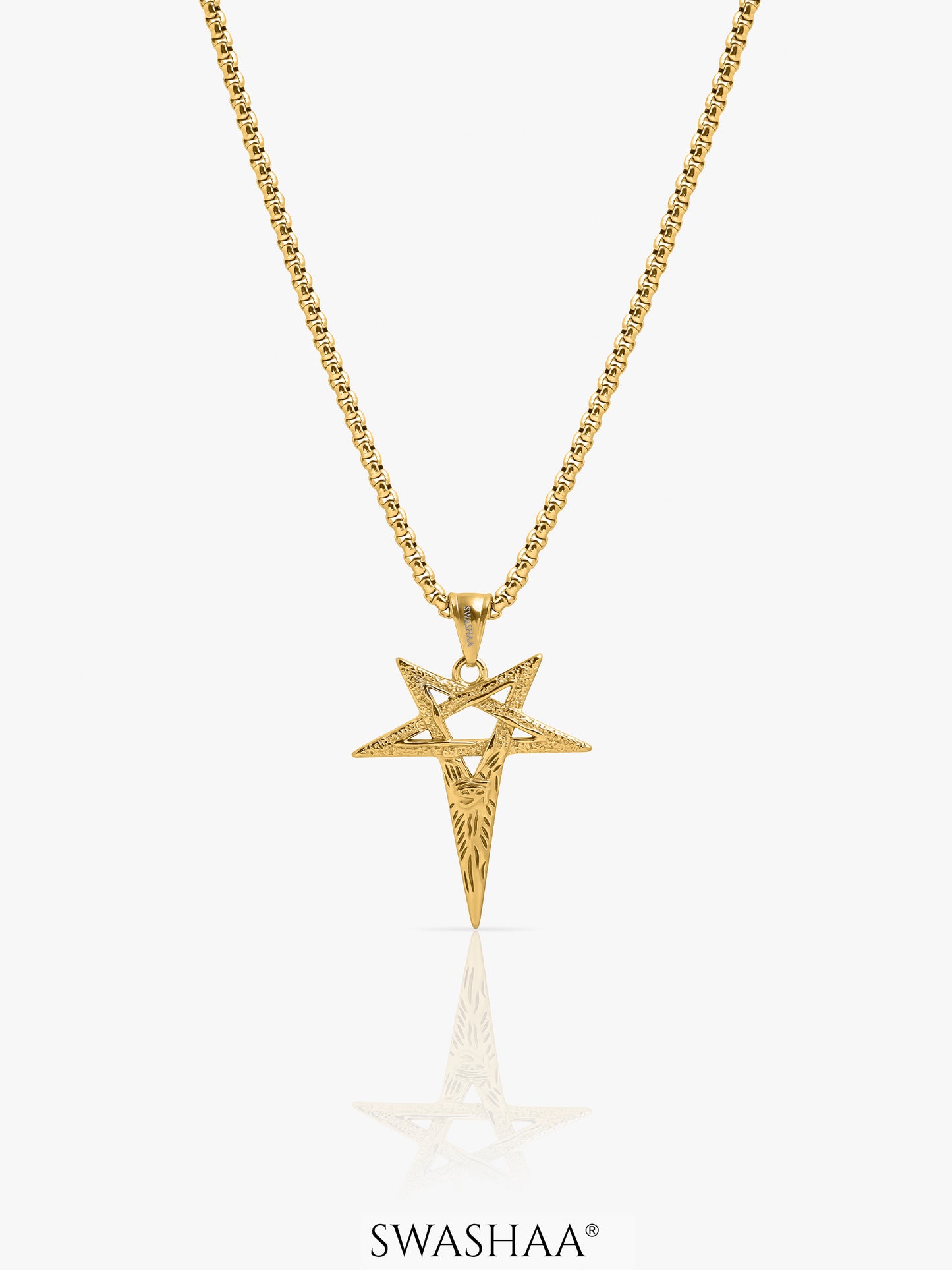 Auralin Star Spear Men's Chain Pendant