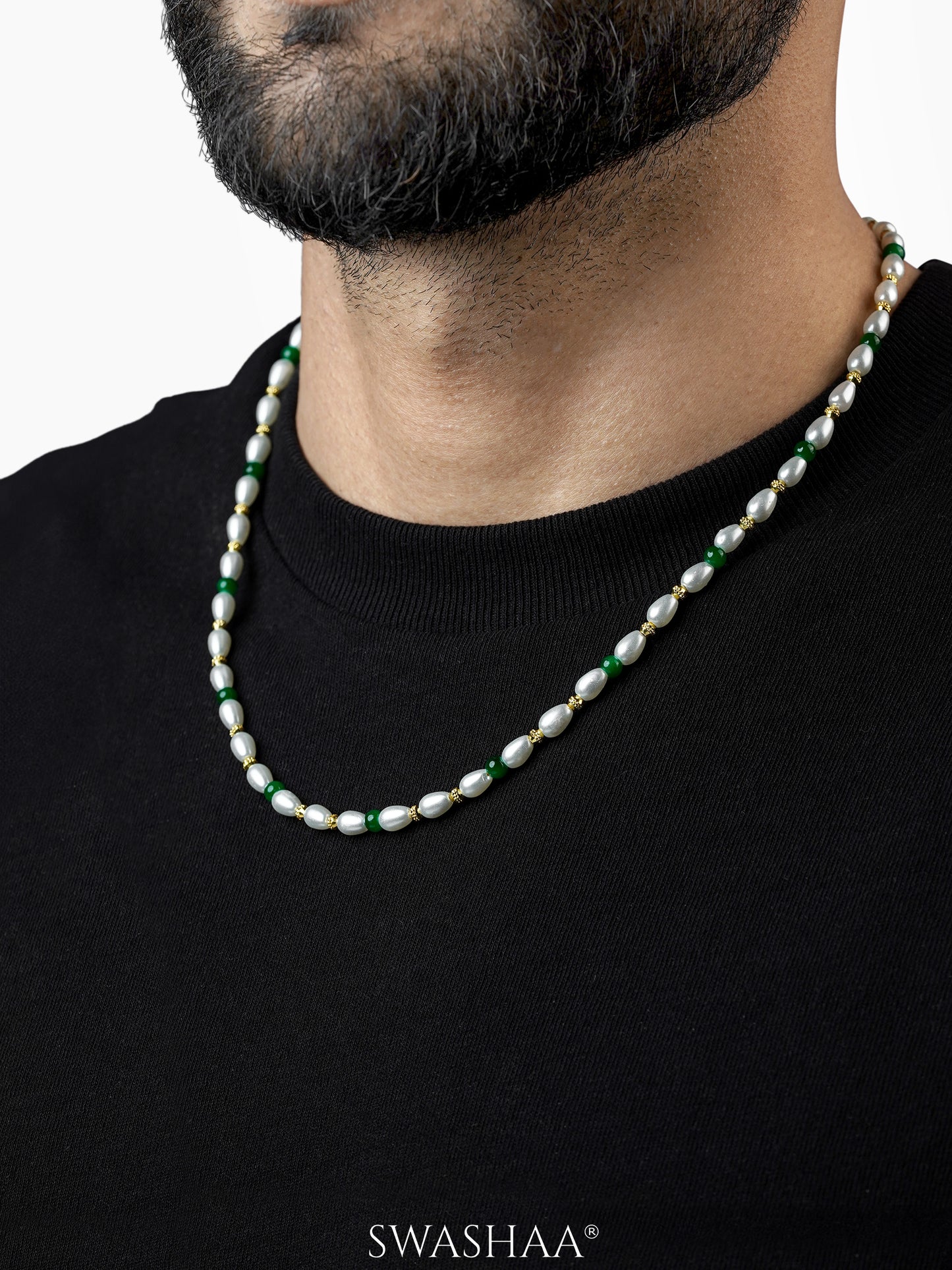 Aurel Pearl Men's Chain