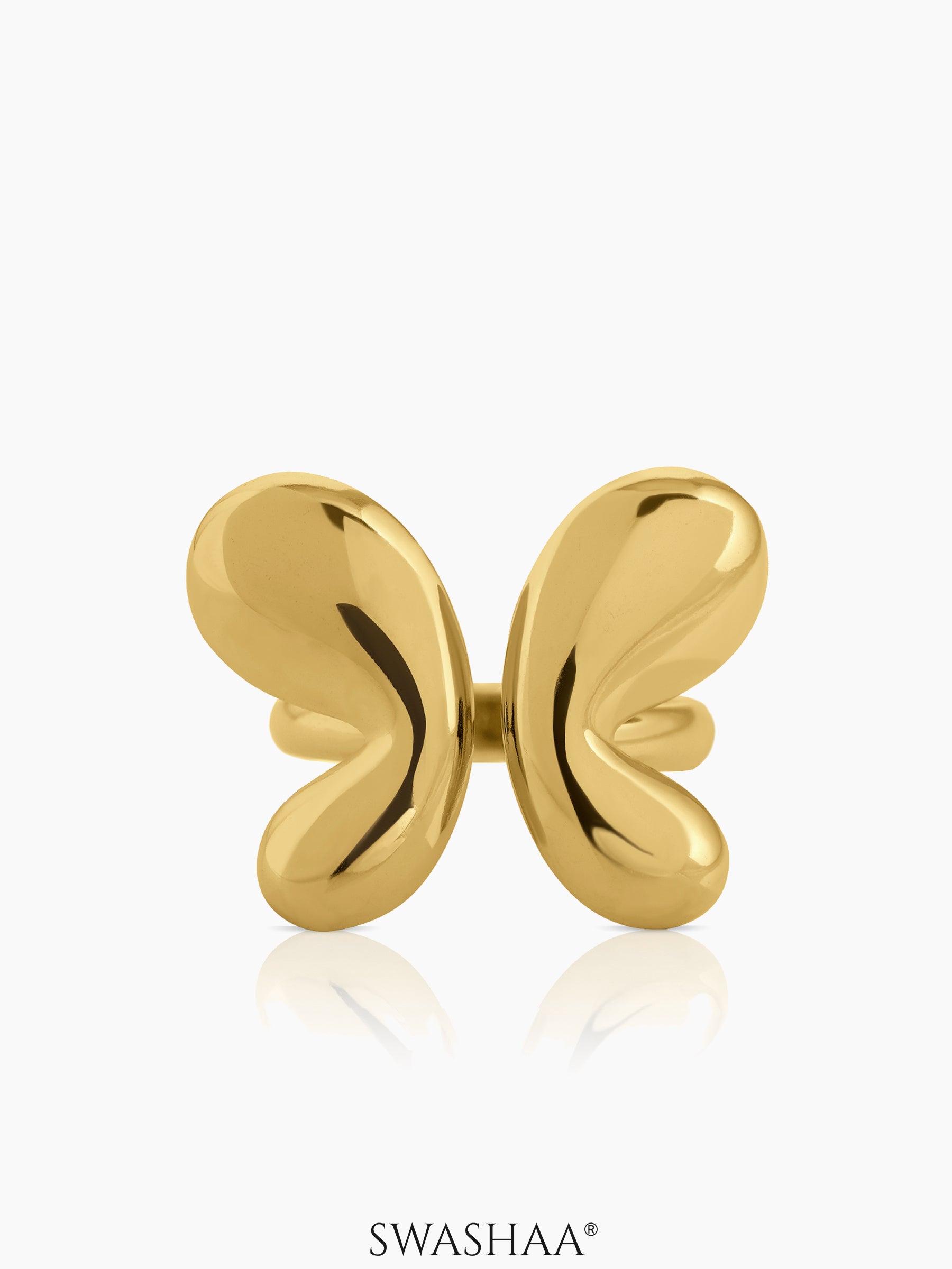 Aurevi Butterfly 18K Gold Plated Ring