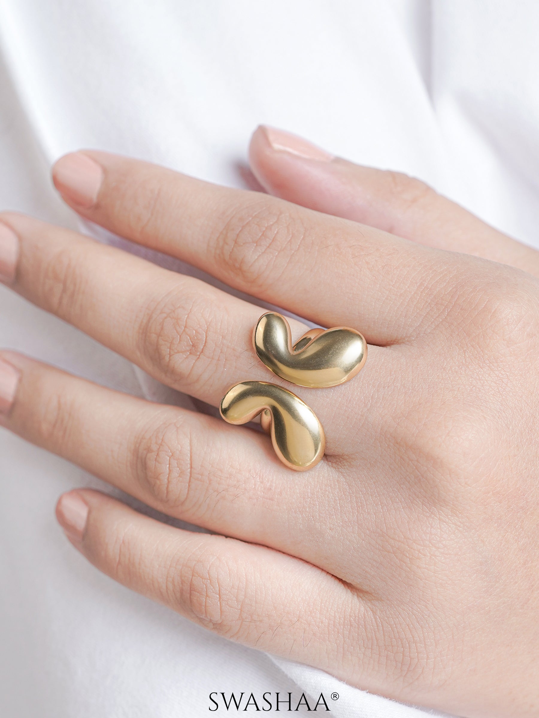 Aurevi Butterfly 18K Gold Plated Ring