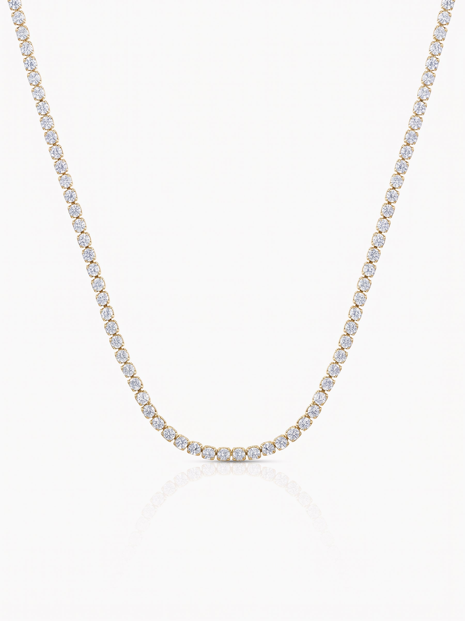 Aurora Diamond 18K Gold Plated Women's Chain