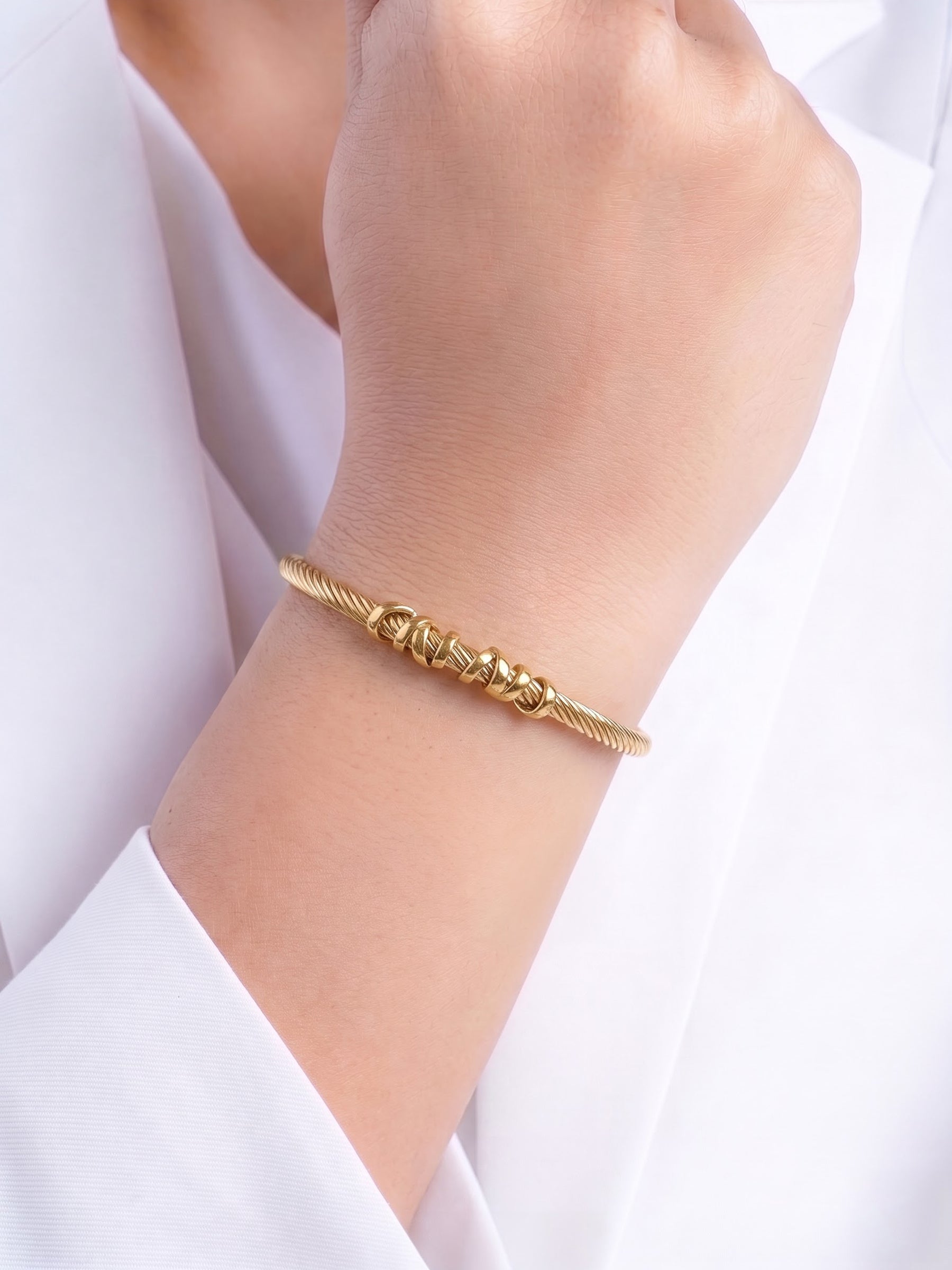 Avelon 18K Gold Plated Cuff Bracelet
