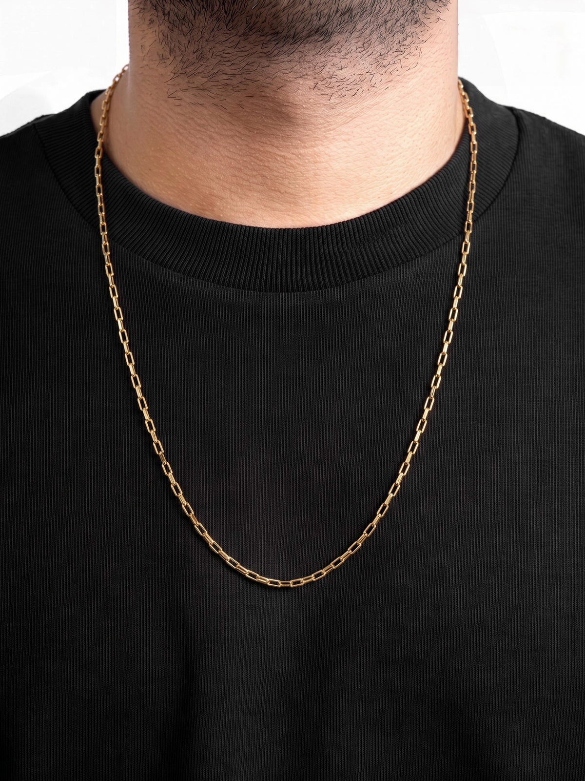 Averett Link 18K Gold Plated Men's Chains