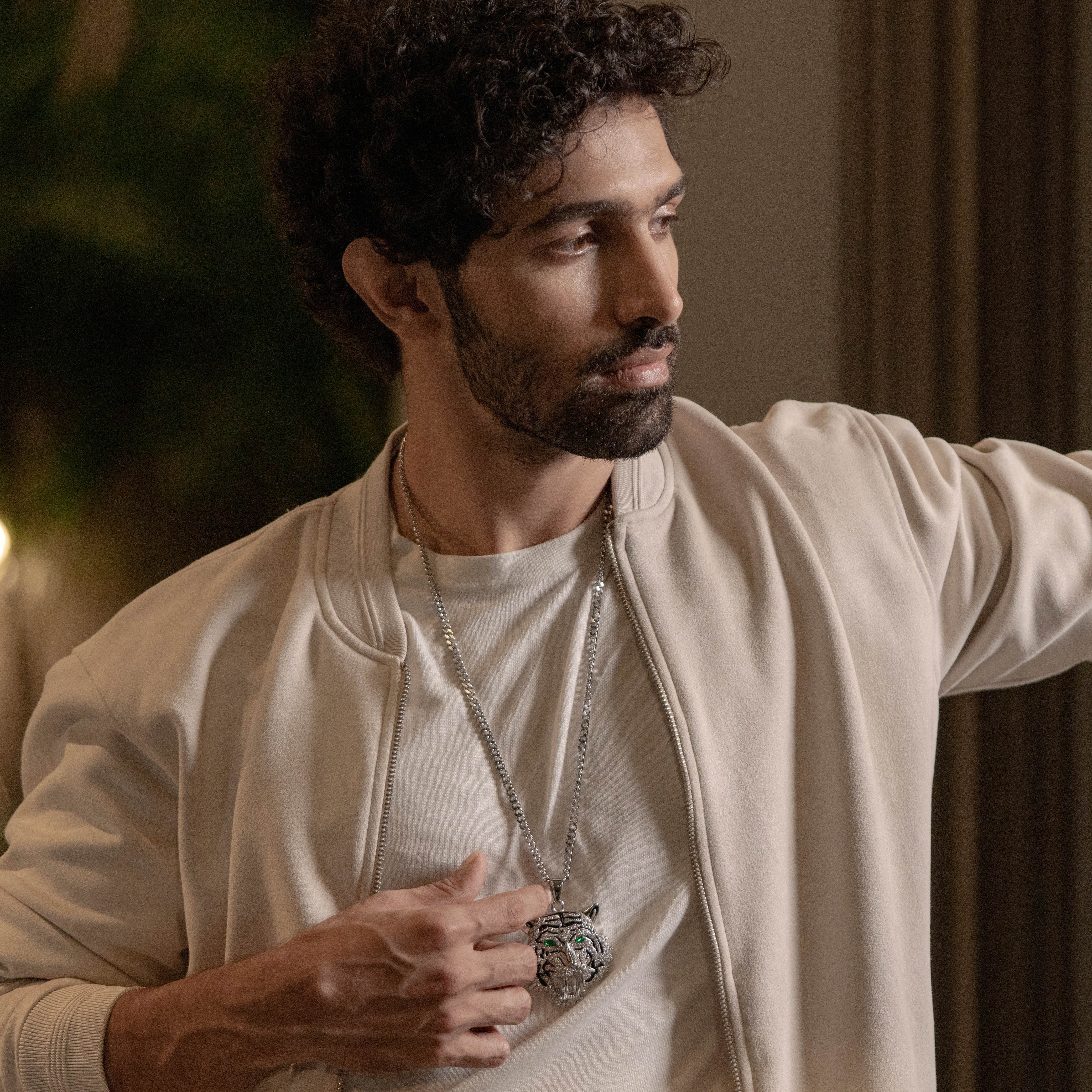 Birendra Silver Men's Chain Pendant - Swashaa