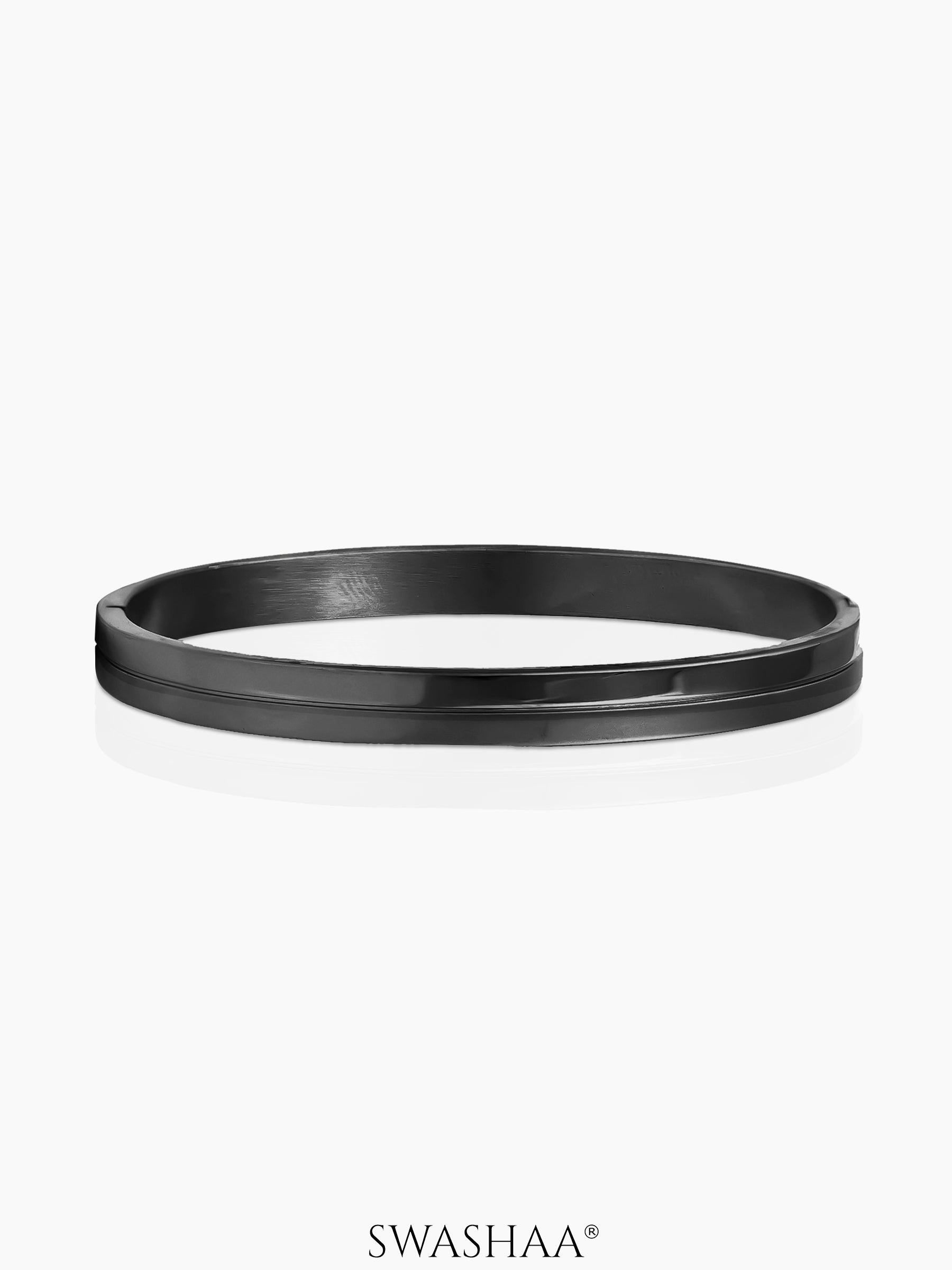 Benjomia Dual Finish Black Bracelet