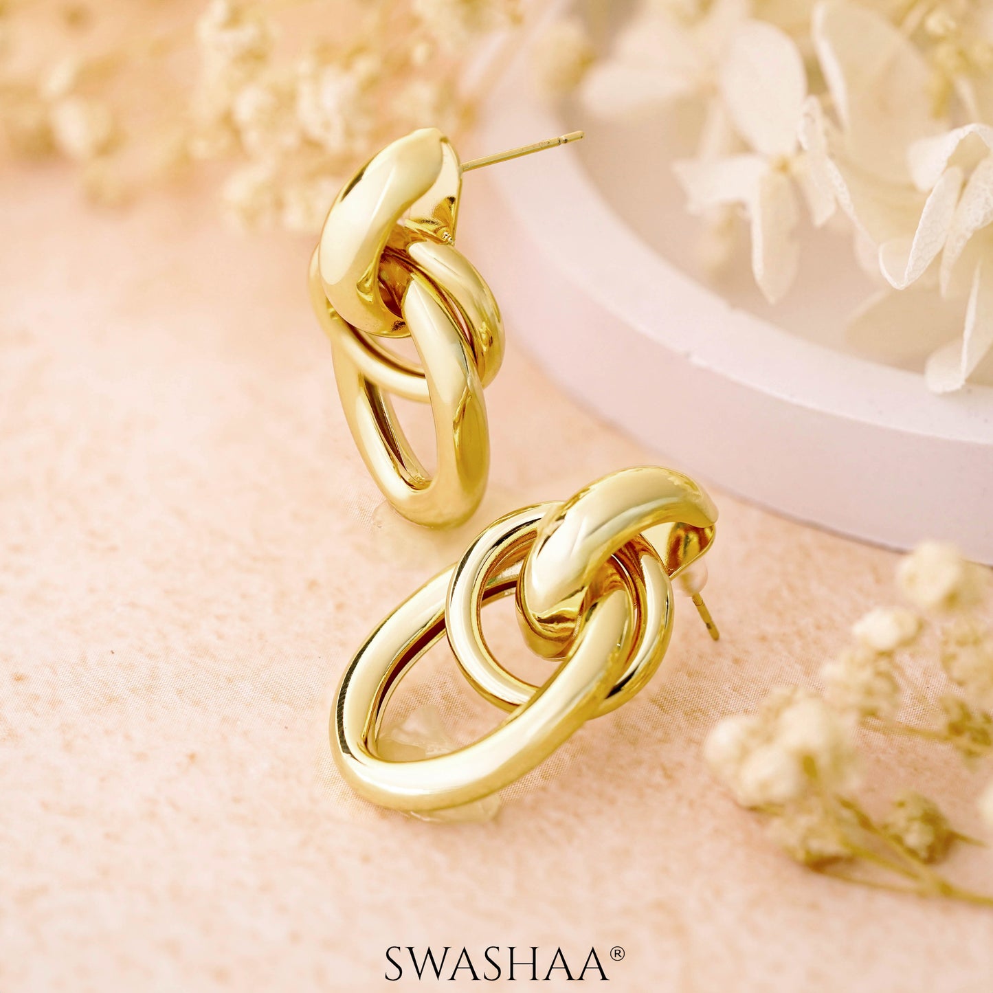 Bianca 18K Gold Plated Earrings