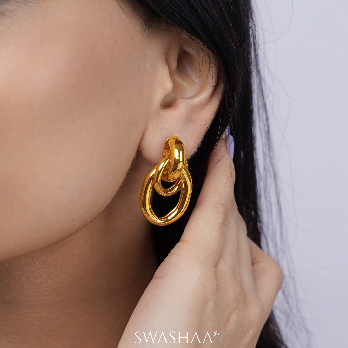 Bianca 18K Gold Plated Earrings