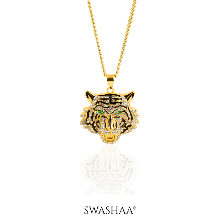Birendra 18K Gold Plated Men's Chain Pendant