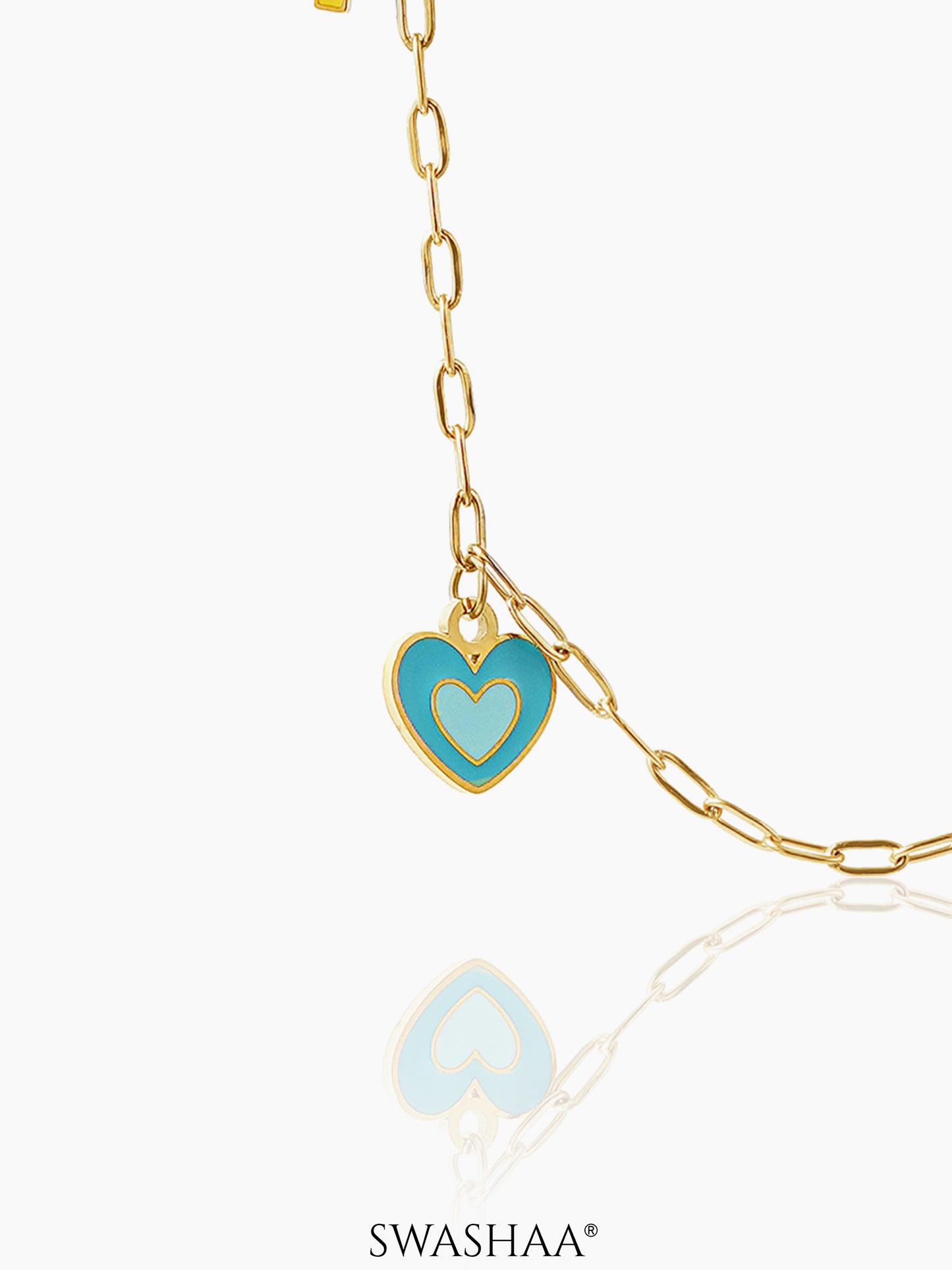 Blossom Love Charms 18K Gold Plated Kid's Necklace