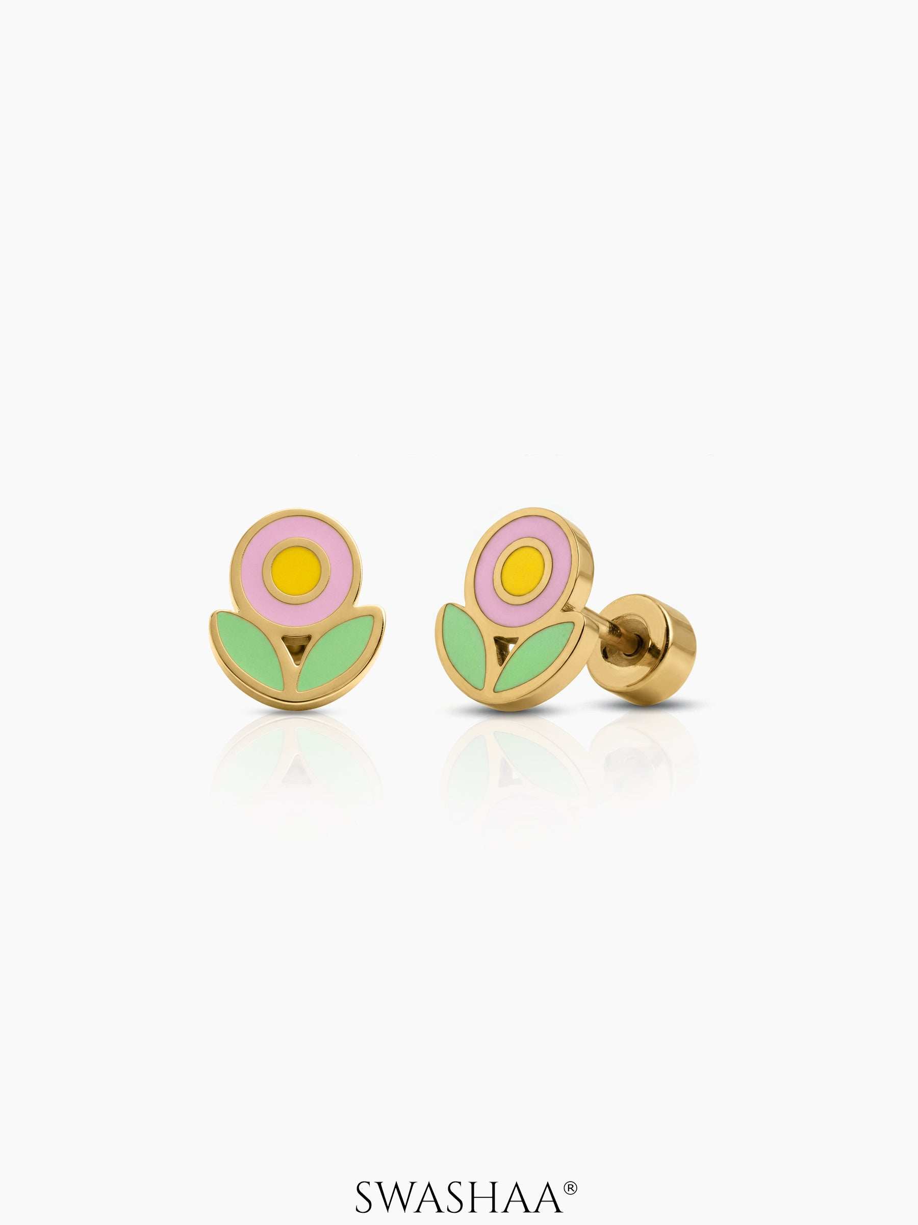 Bobo Petal Kid’s Stud Earrings - Swashaa