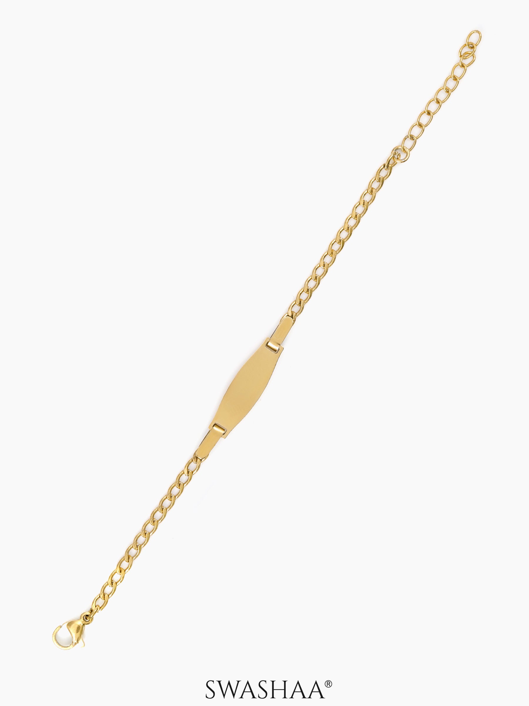 Bold Band Kid's Bar Chain Loose Bracelet