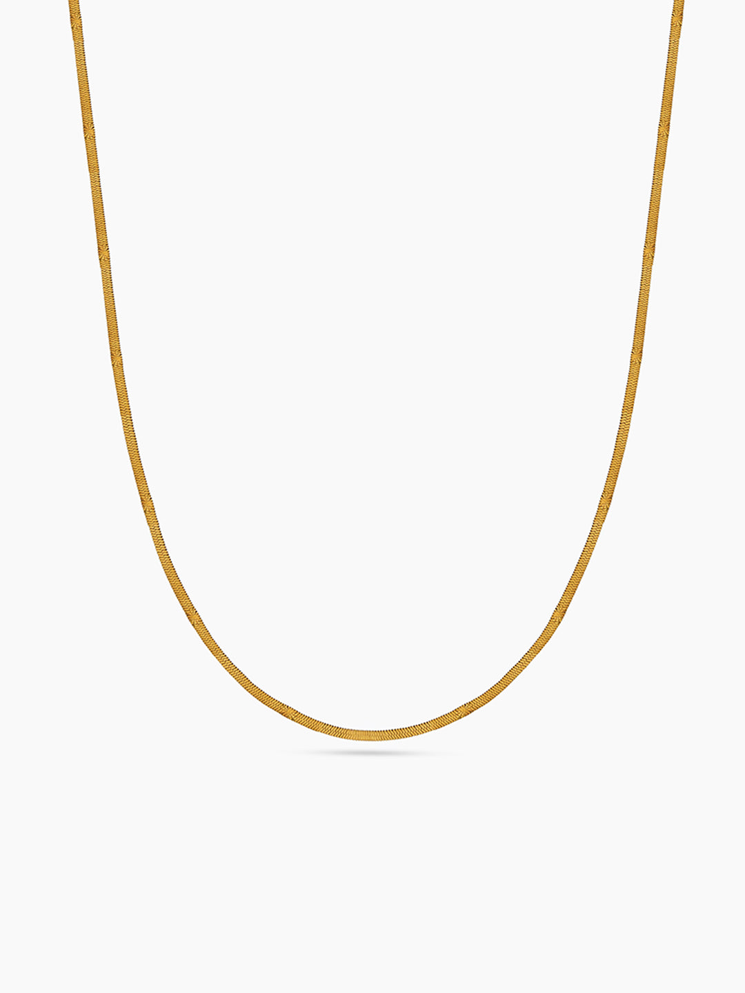 Brisa 18K Gold Plated Women's Snake Chain