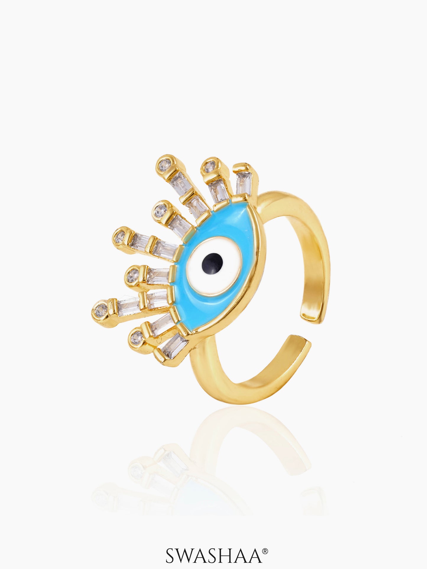 Bruce Eye 18K Gold Plated Ring