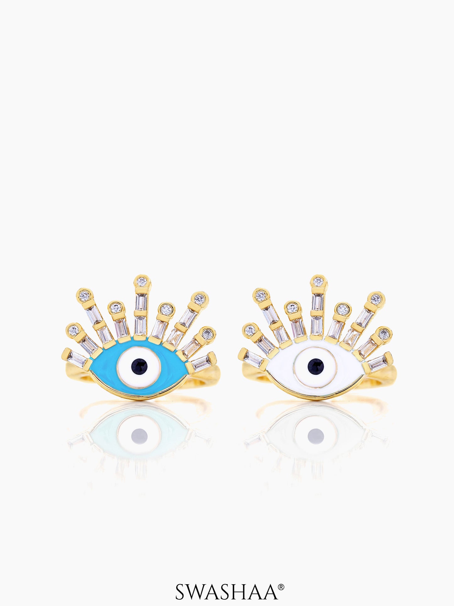 Bruce Eye 18K Gold Plated Ring