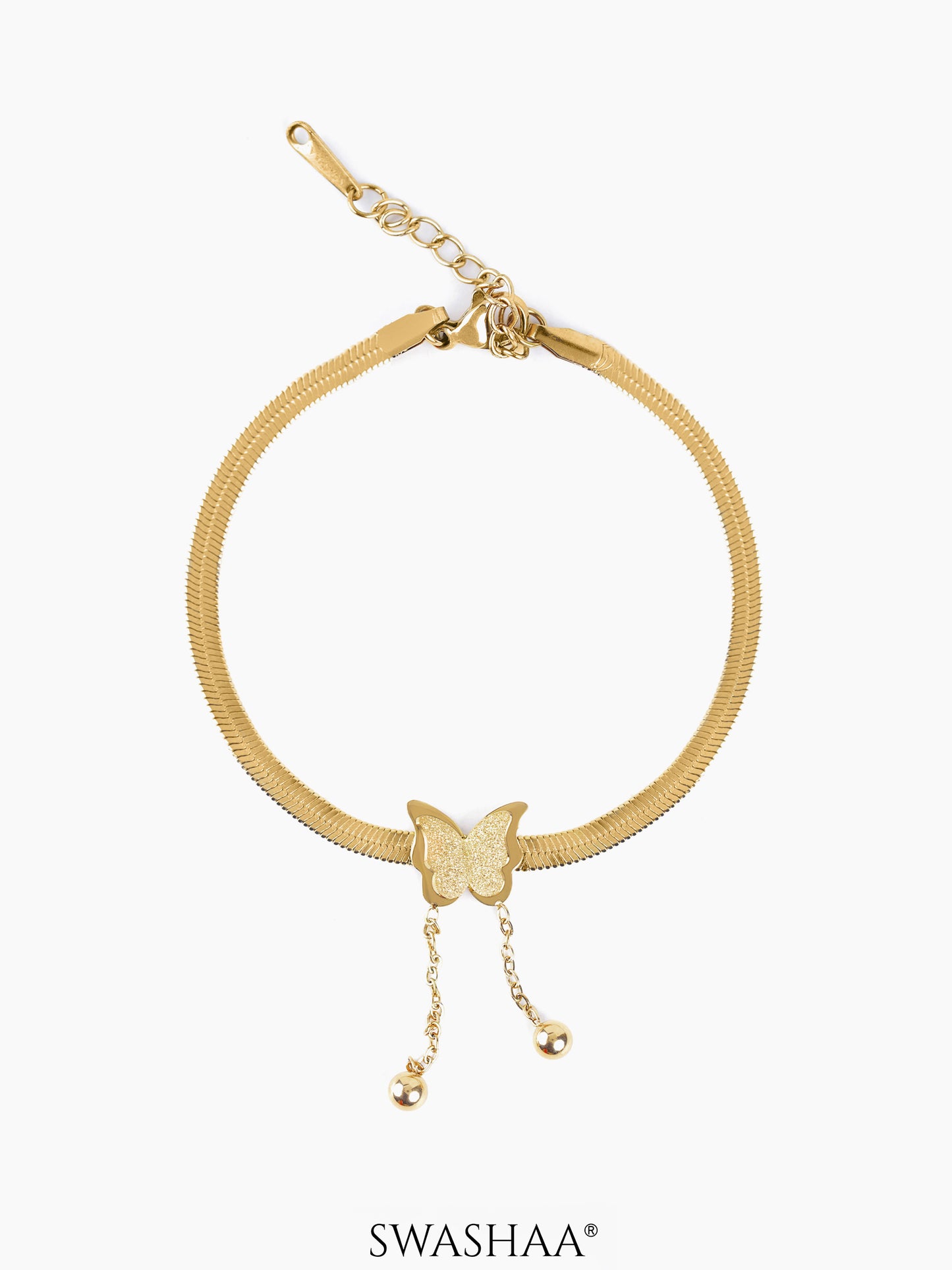 Butterfly Snake Chain Bracelet