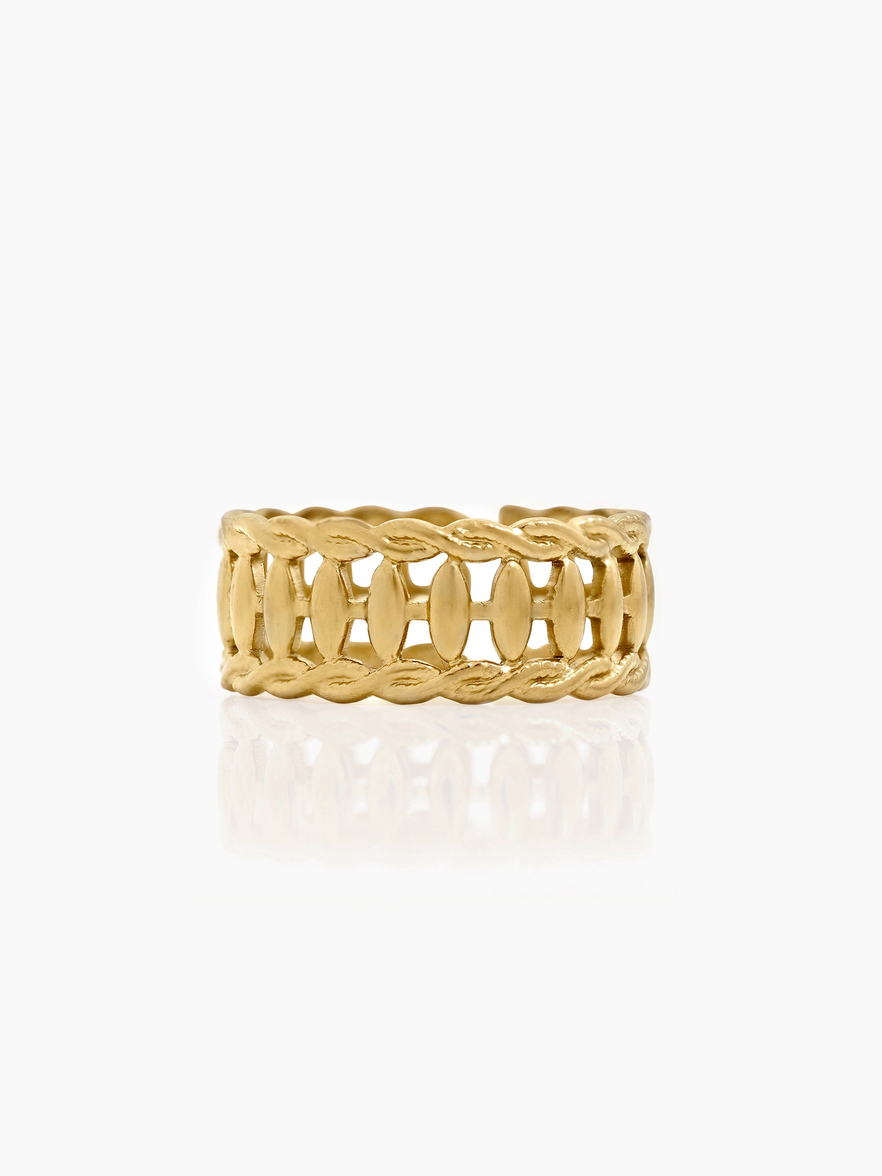 Cala 18K Gold Plated Ring - Swashaa