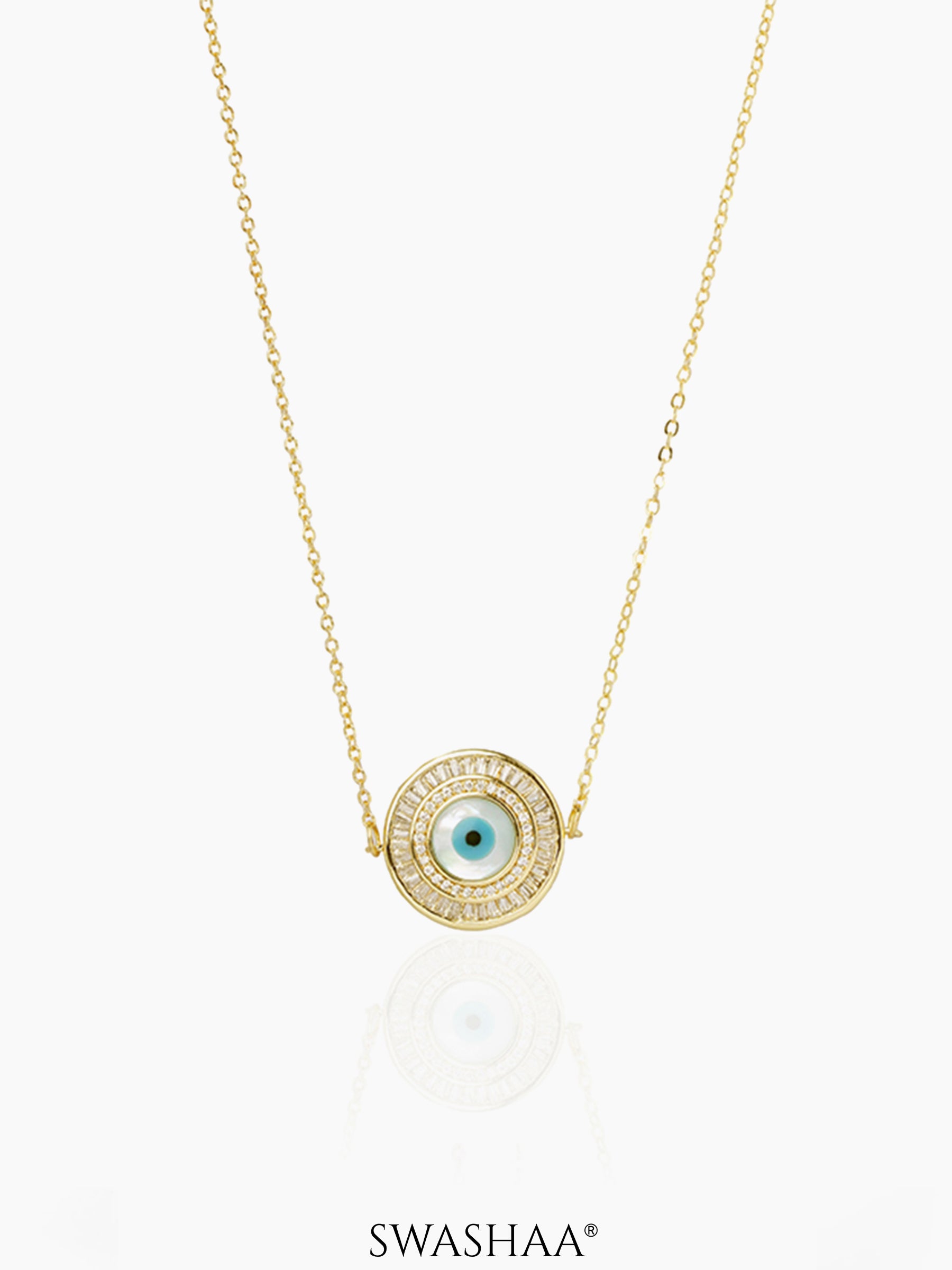 Shop Swashaa's Camilla Necklace The Perfect Evil Eye Necklace