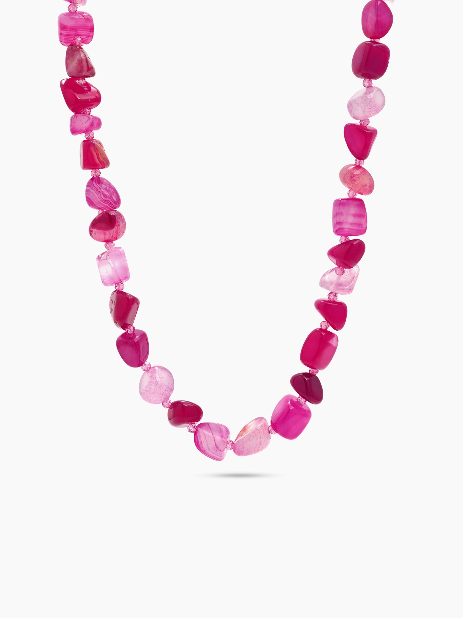 Candy Crush Pink Women’s Beaded Necklace