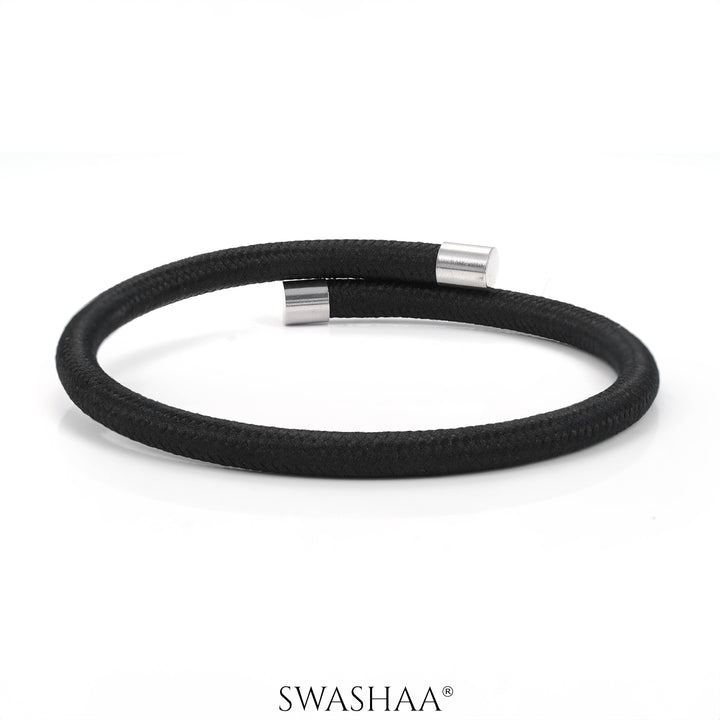Carbon Curve Men's Rope cuff Bracelet