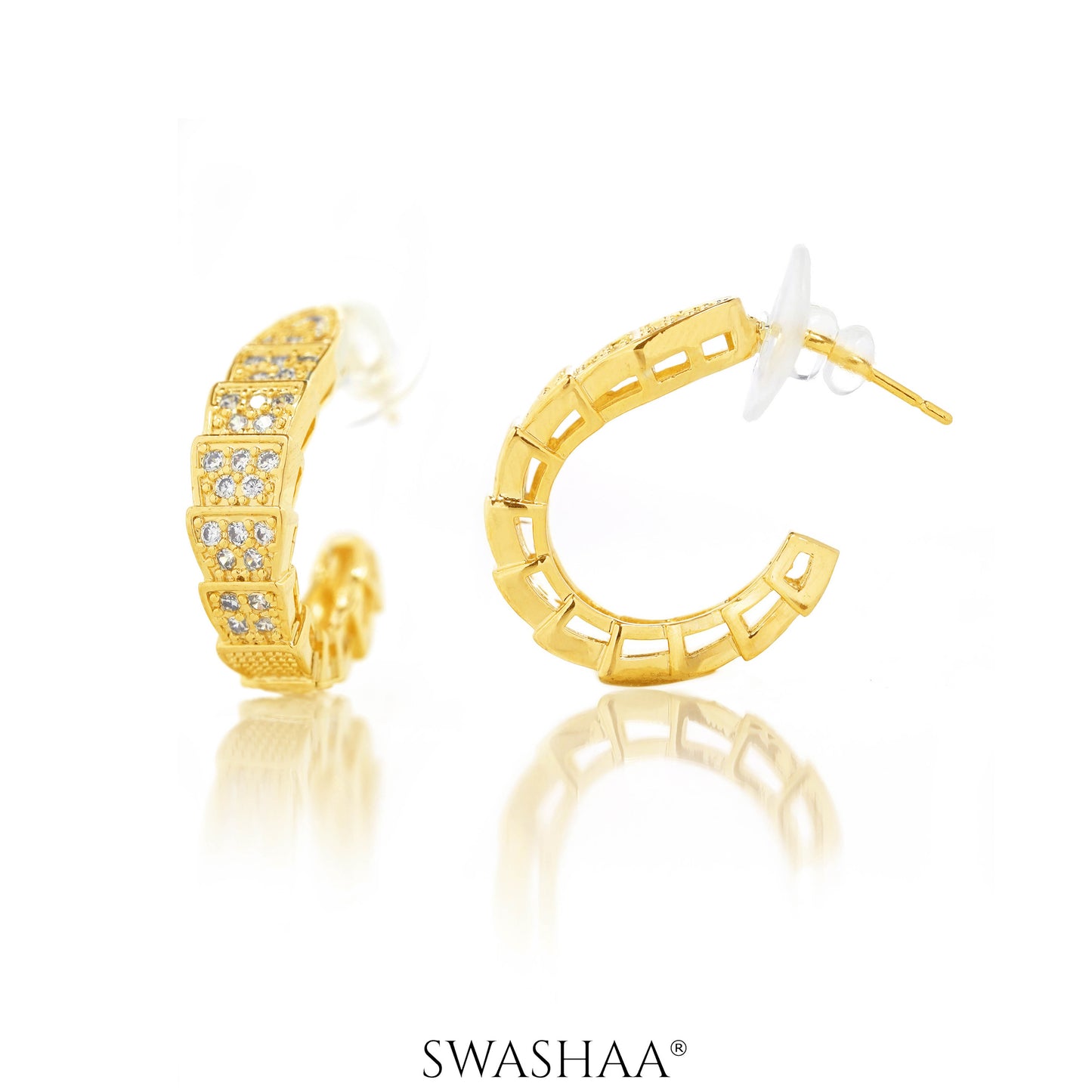Chiyo 14K Gold Plated Earrings