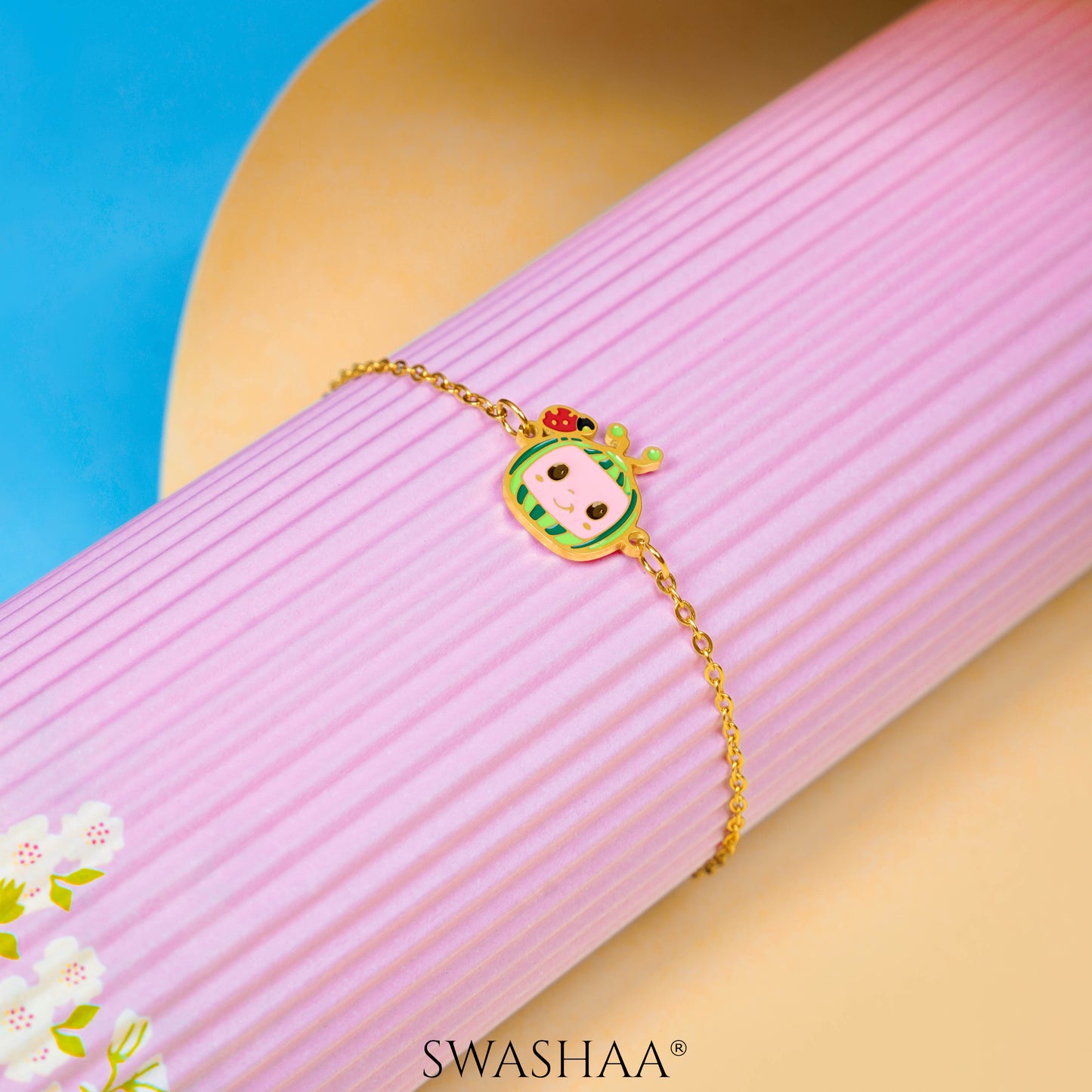 Cocomelon 18K Gold Plated Kid's Bracelet