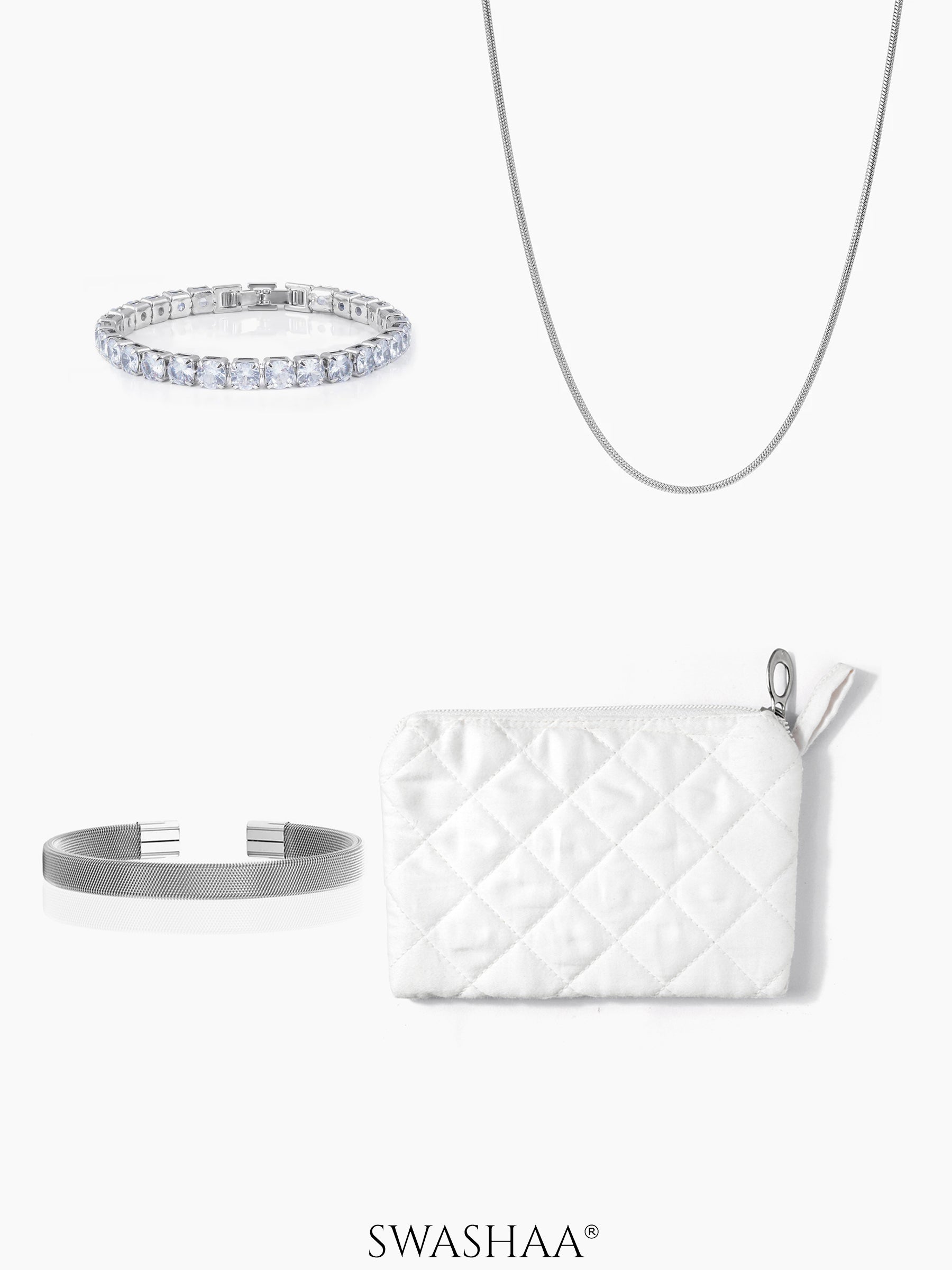 Clean Silver Power Men’s Set - Swashaa